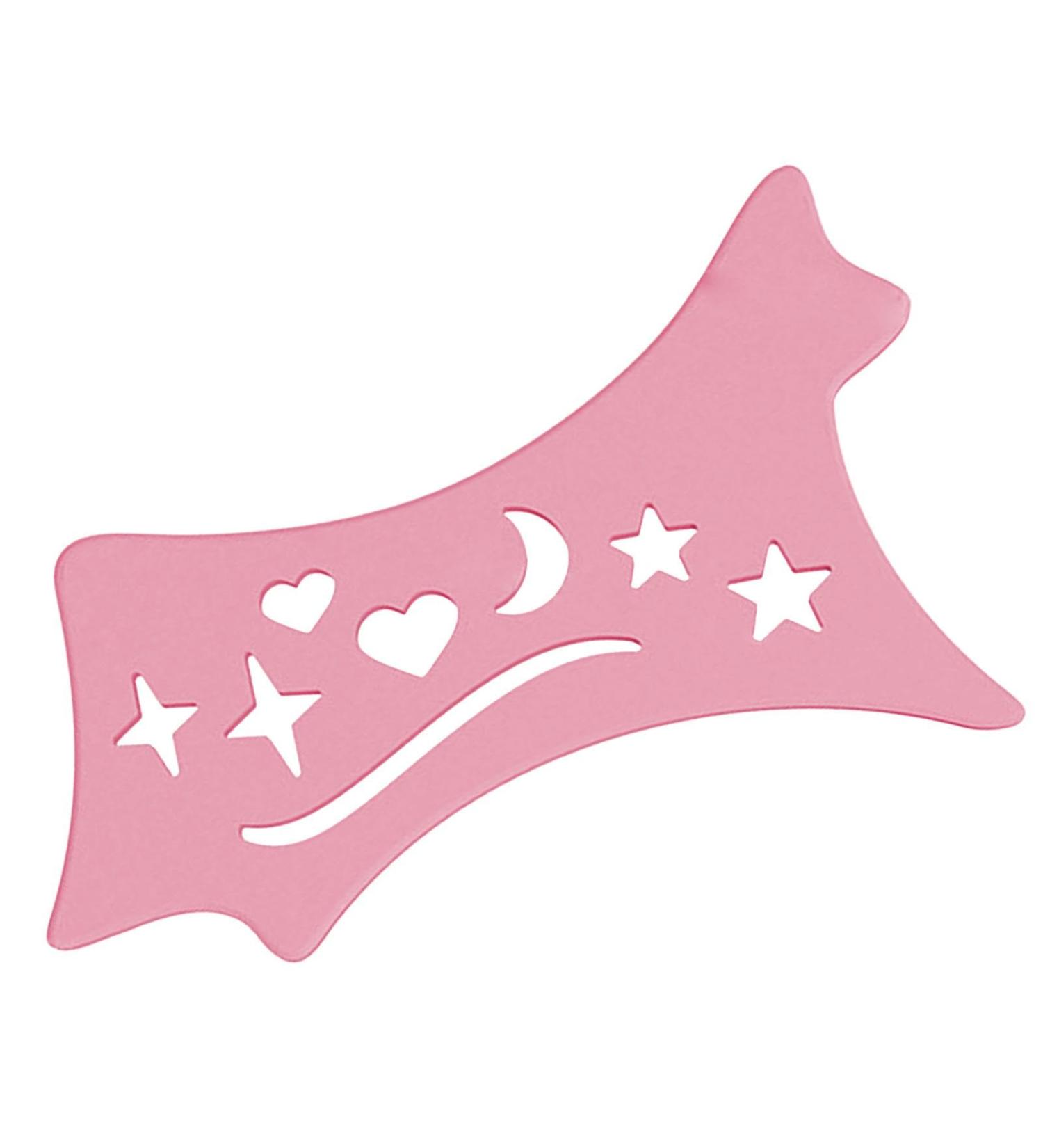 Silicone Eyeliners Tool Helper | Soft Flexible Eyeliners Stencils | Precision Beveled Design Eye Liners Reusable Cleaning Cloths for Women Pink - Buy Online on GoSupps.com