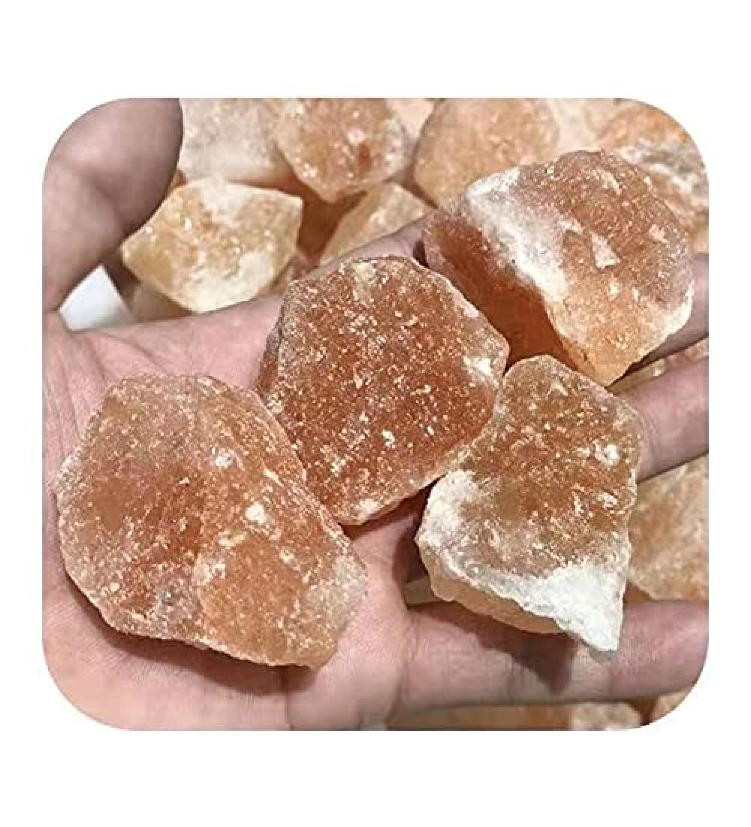Natural raw Quartz Rock Gypsum Orange Selenite Crystal Rough Stone 4pc - Buy Online on GoSupps.com