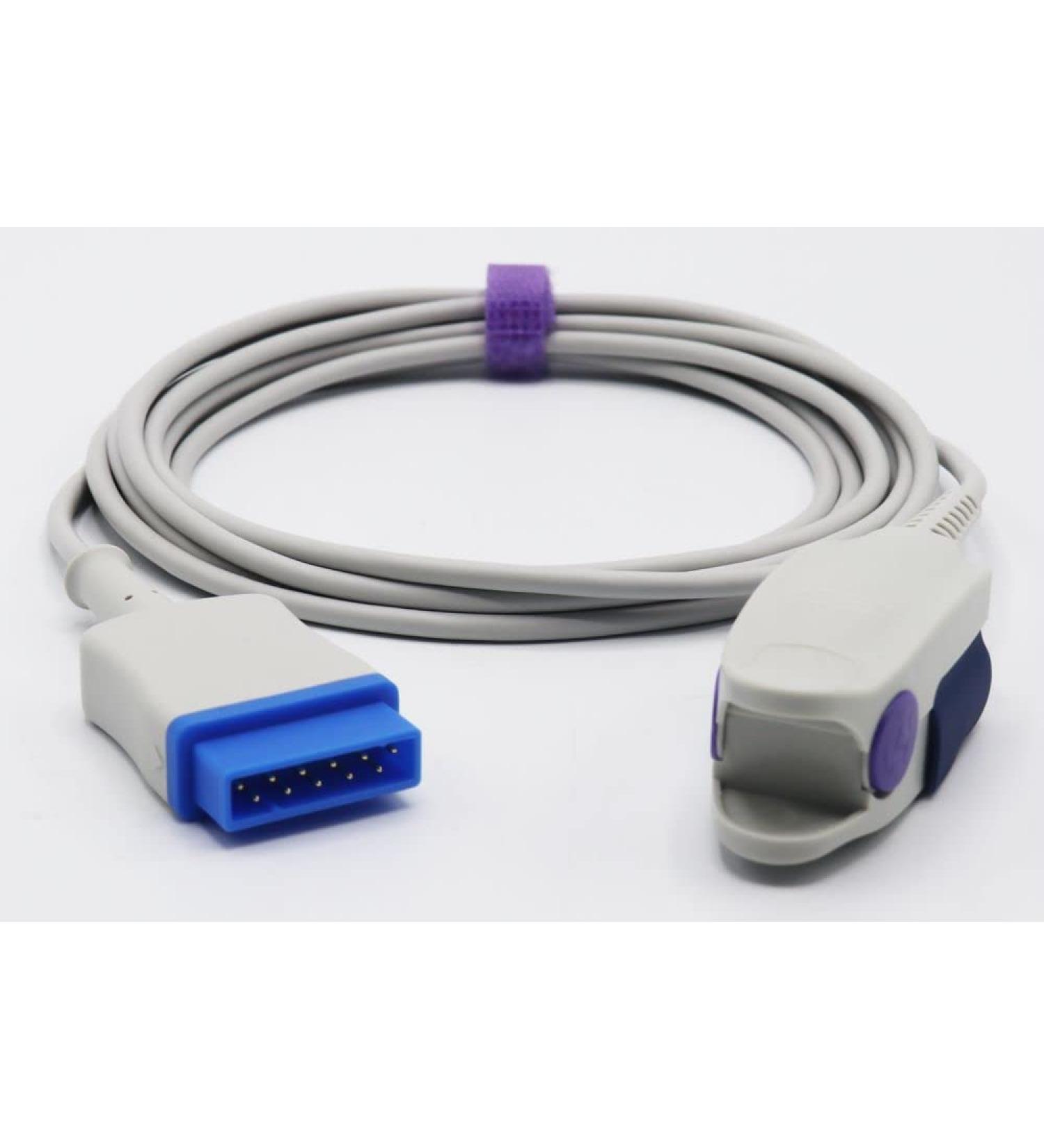 Buy Datex Ohmeda Compatible SpO2 Sensor OXY-F4-GE | FDA/CE Approved Adult Finger Clip 3m 11-Pin Connector | Fast International Shipping - Buy Online on GoSupps.com