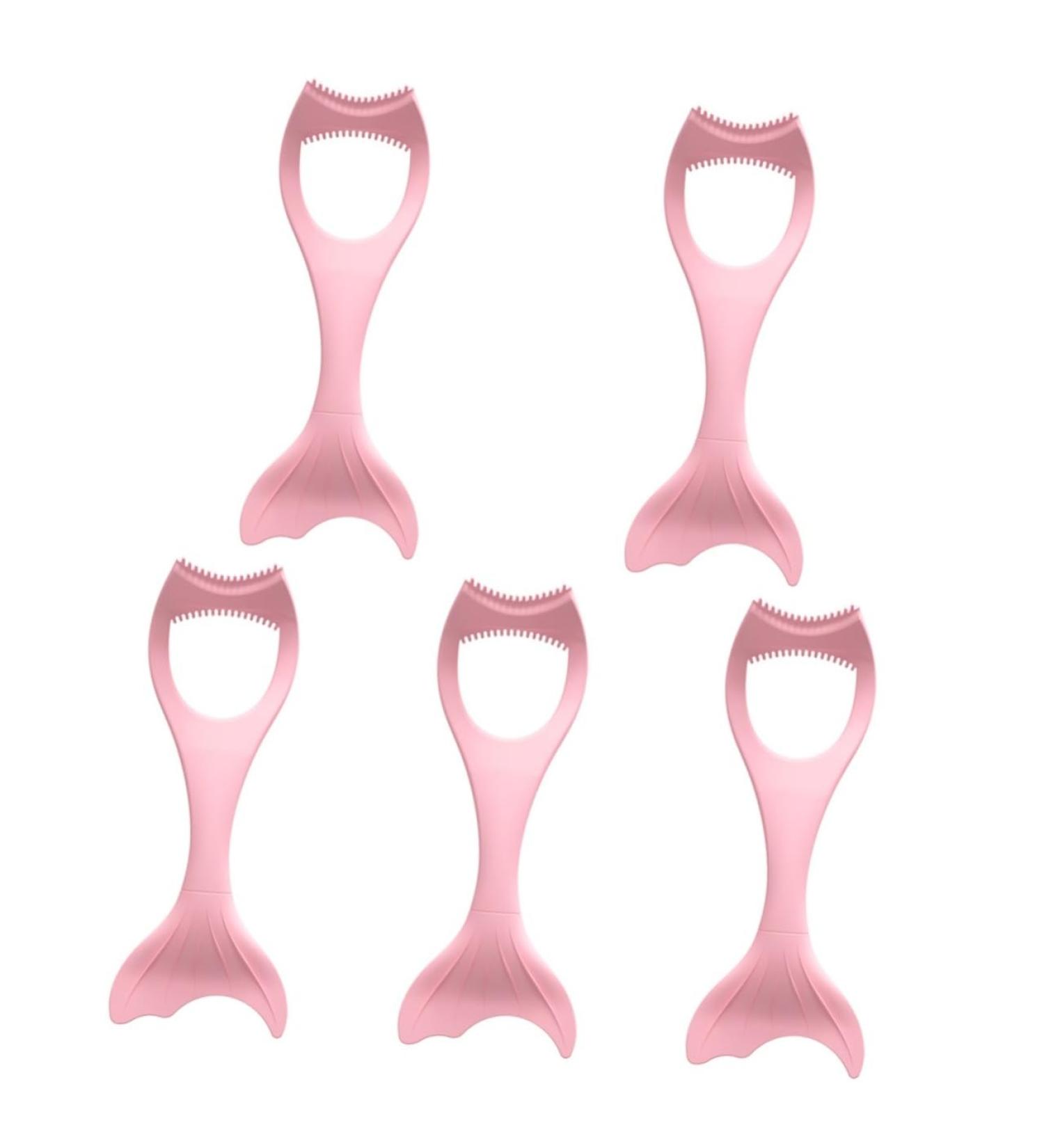 Buy MAGICLULU 5pcs Eyeliner & Mascara Applicator Set | Pink Silicone Makeup Tools for Perfect Eyelashes | International Shipping Available - Buy Online on GoSupps.com