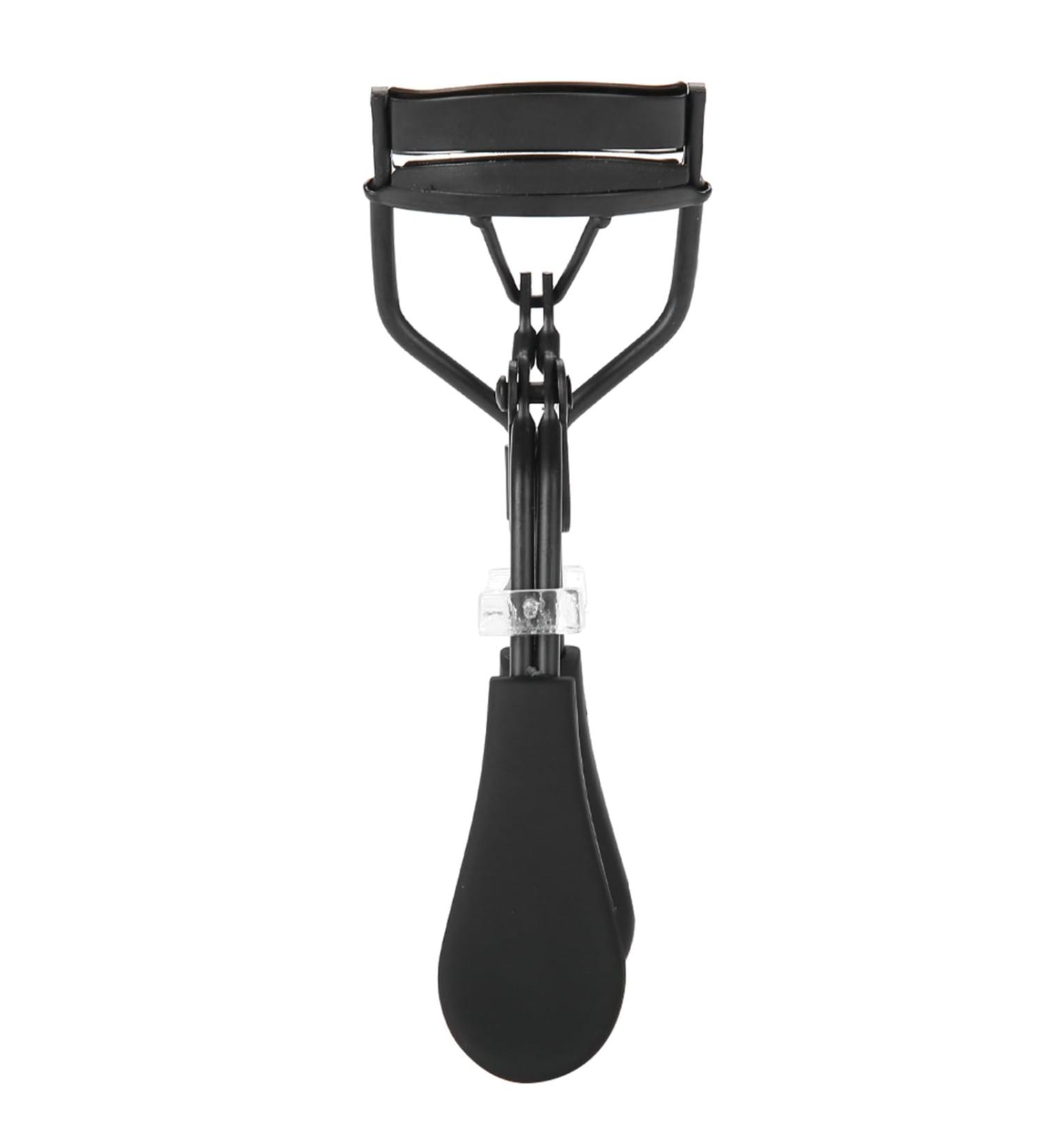 Verdant Touch Stainless Steel Eyelash Curler Stainless Steel Eyelash Curler Silicone Ring Pad Eye Lash Curling Tool Black Professional Cosmetic Tool - Buy Online on GoSupps.com