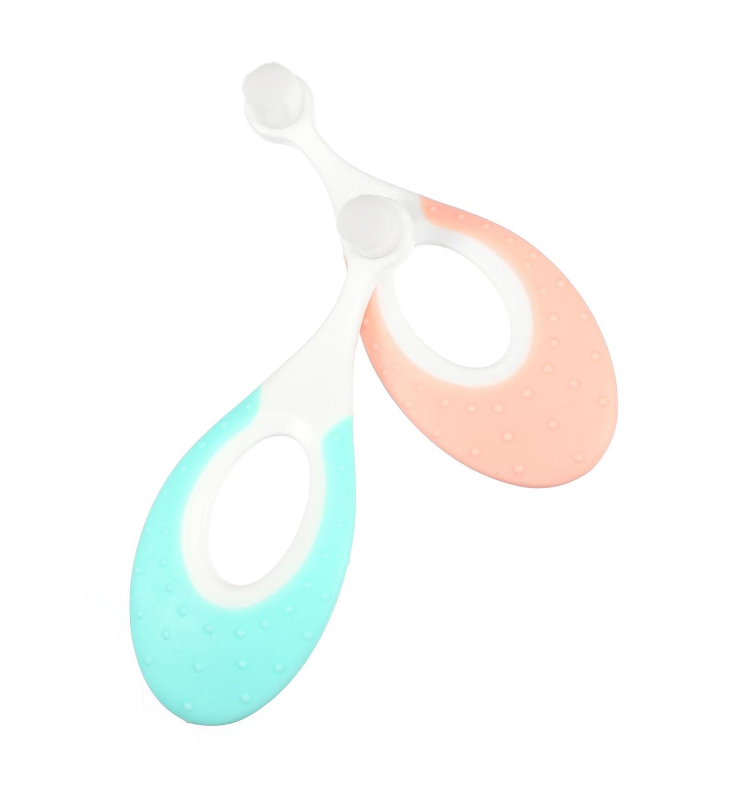 Lalafina 2st children's toothbrush ultra-like toothbrush toothwashing hand toothbrush micro hand toothbrush for the oral care children toothbrush pearl born baby pbt