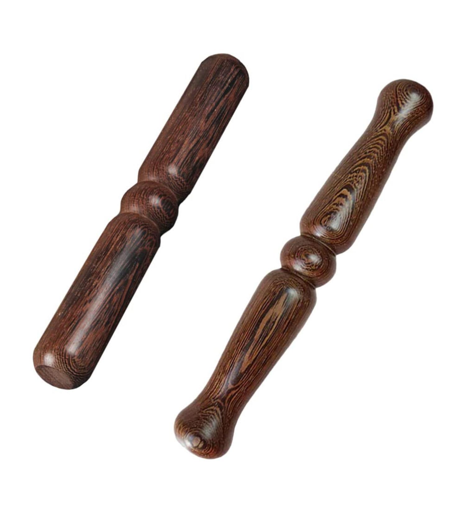 Obuyke Tai Ruler 2pcs - Wood Kungfu Tai Training Sticks for Elderly Morning Exercise - Buy Online on GoSupps.com