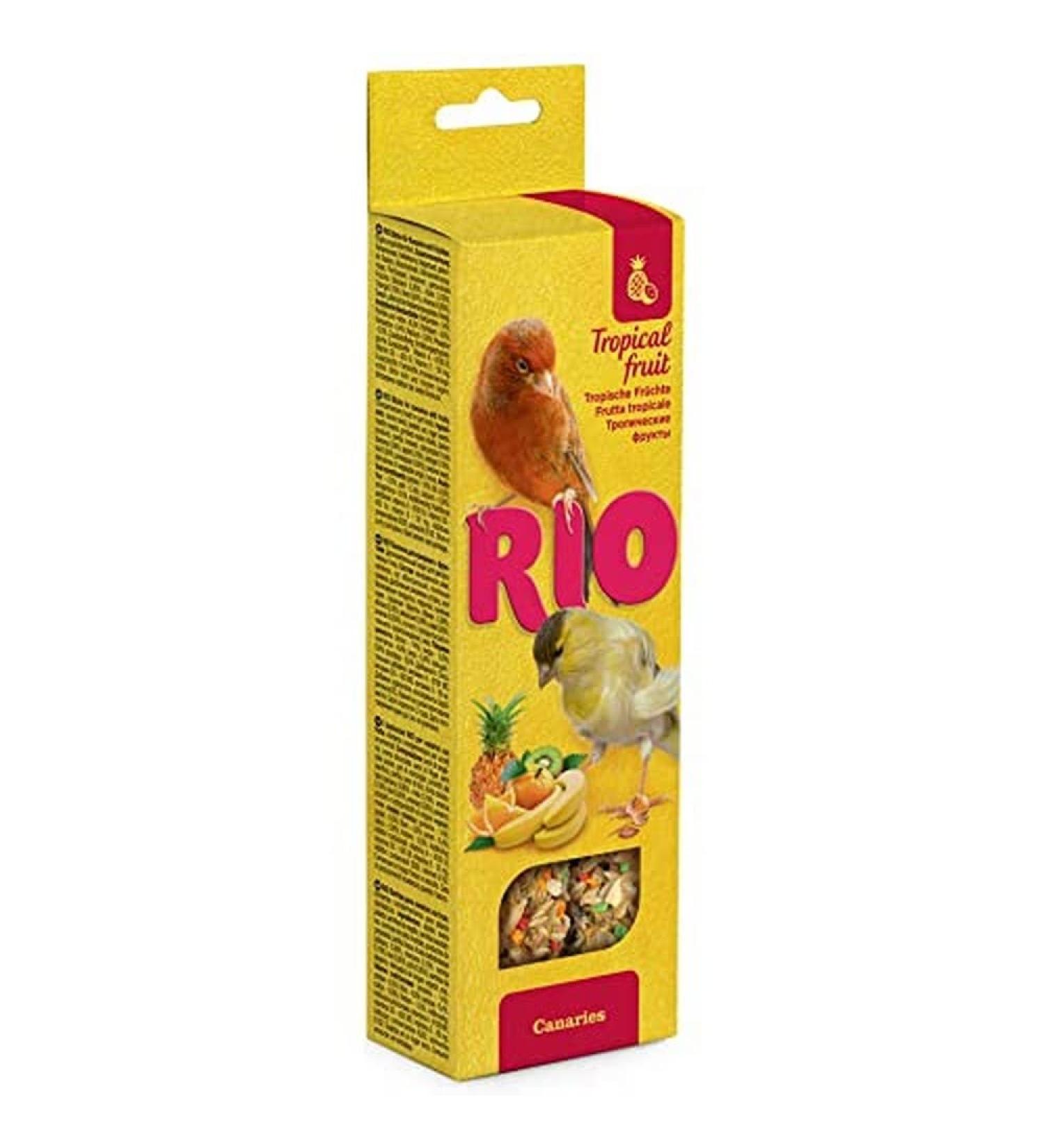 RIO Sticks for Canaries with Tropical Fruits 2x40g Cranberry | Premium Bird Treats - Buy Online on GoSupps.com