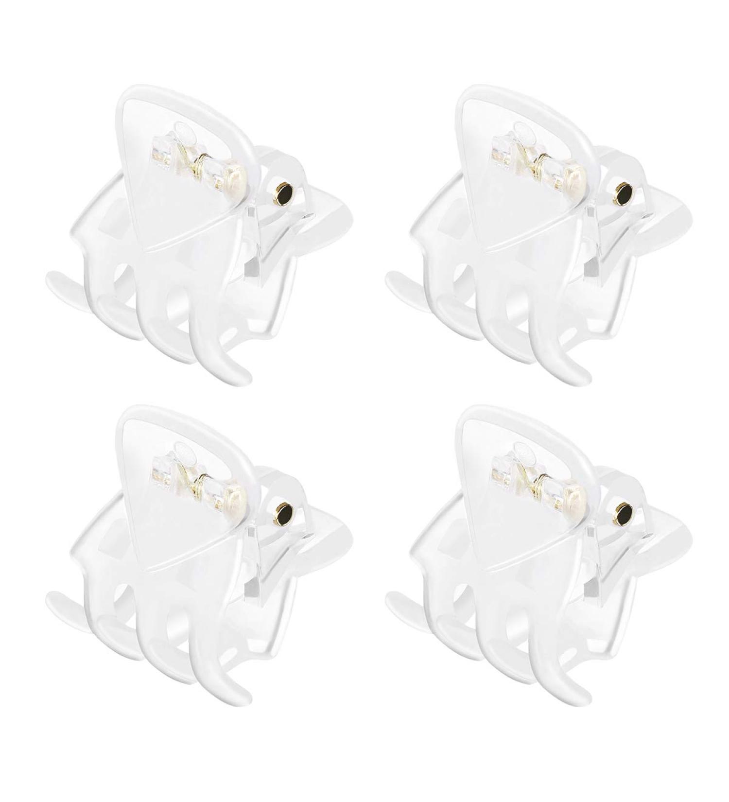 Frcolor 24 Mini Transparent Hair Clips - Non-Slip Plastic Barrettes for Women & Girls | Perfect Hair Grips for All Hair Types - Buy Online on GoSupps.com