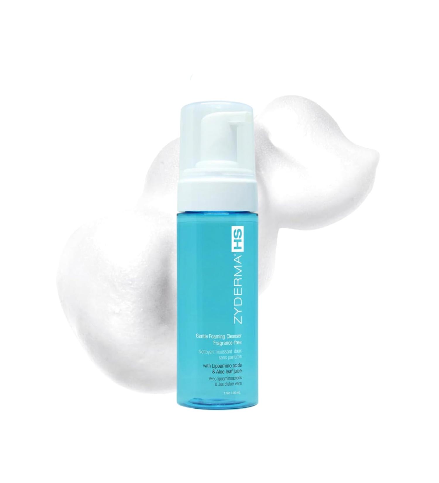 Hydrating Foaming Facial Cleanser for Sensitive Skin | Gentle Face Wash with Aloe Vera Oat Amino Acids & Beet Root Non-Stripping Daily Cleanser for Normal Dry & Oily Skin Fragrance-Free 1.7oz - Buy Online on GoSupps.com