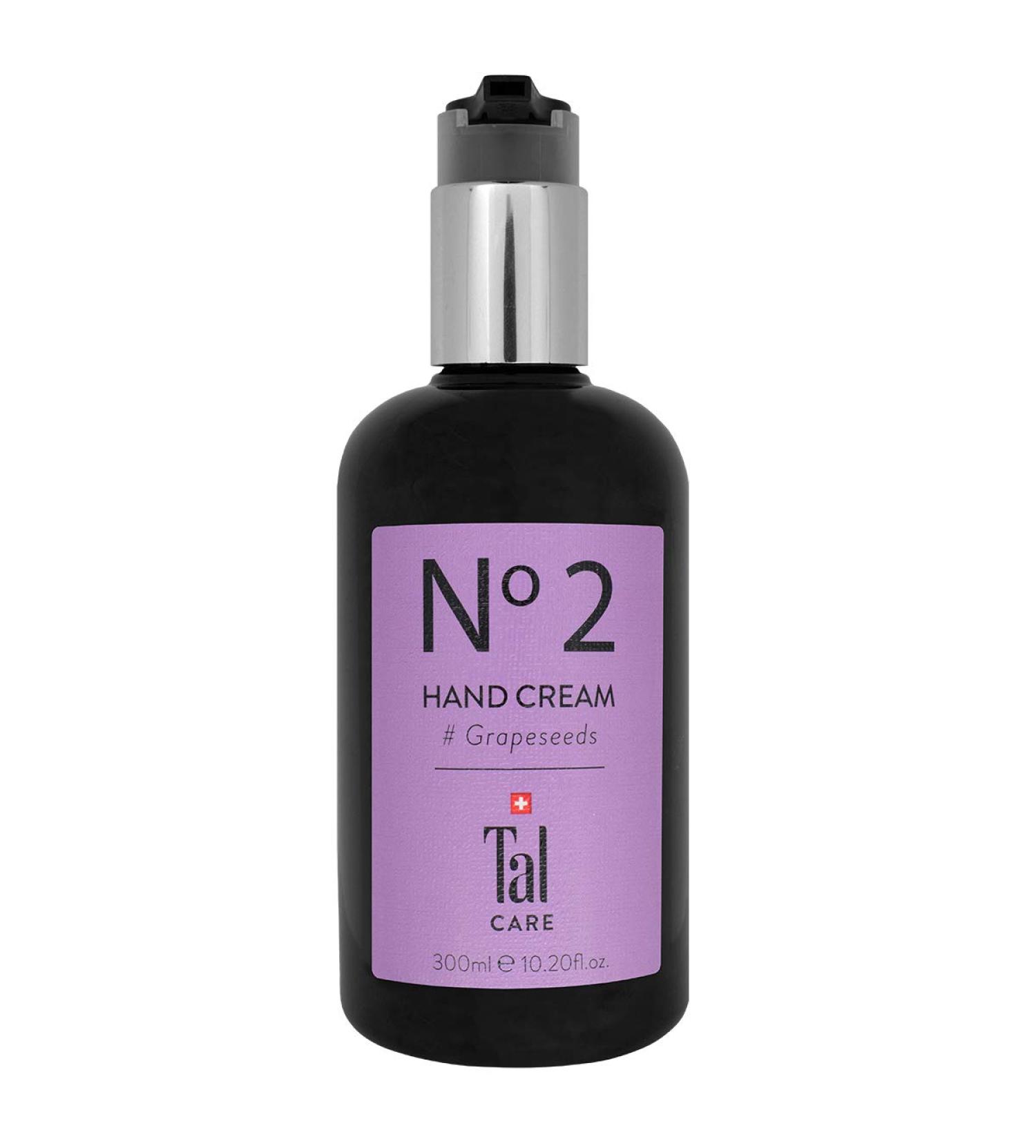 Tal Care Hand & Nail Cream 2 - 300 ml | Moisturizing Grape Seed Oil for Stressed Cracked Hands | Fast Absorbing & Smooth Effect - International Shipping Available - Buy Online on GoSupps.com