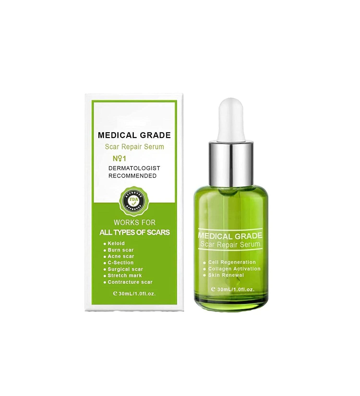 Goopgen Advanced Scar Repair Serum - Medical Grade Nature Scar Treatment for All Types of Scars - Buy Online on GoSupps.com