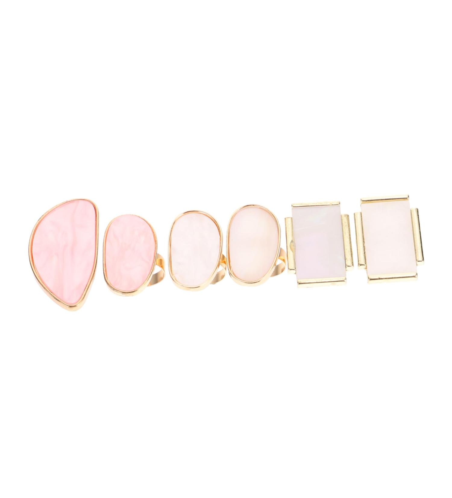 Cabilock 6 pi ces Palette de M lange pour Manucure R sine avec Bague Mini Palettes Color es pour Vernis Ongles Maquillage et Pigments Pratique pour Salon et Usage Domicile - Buy Online on GoSupps.com