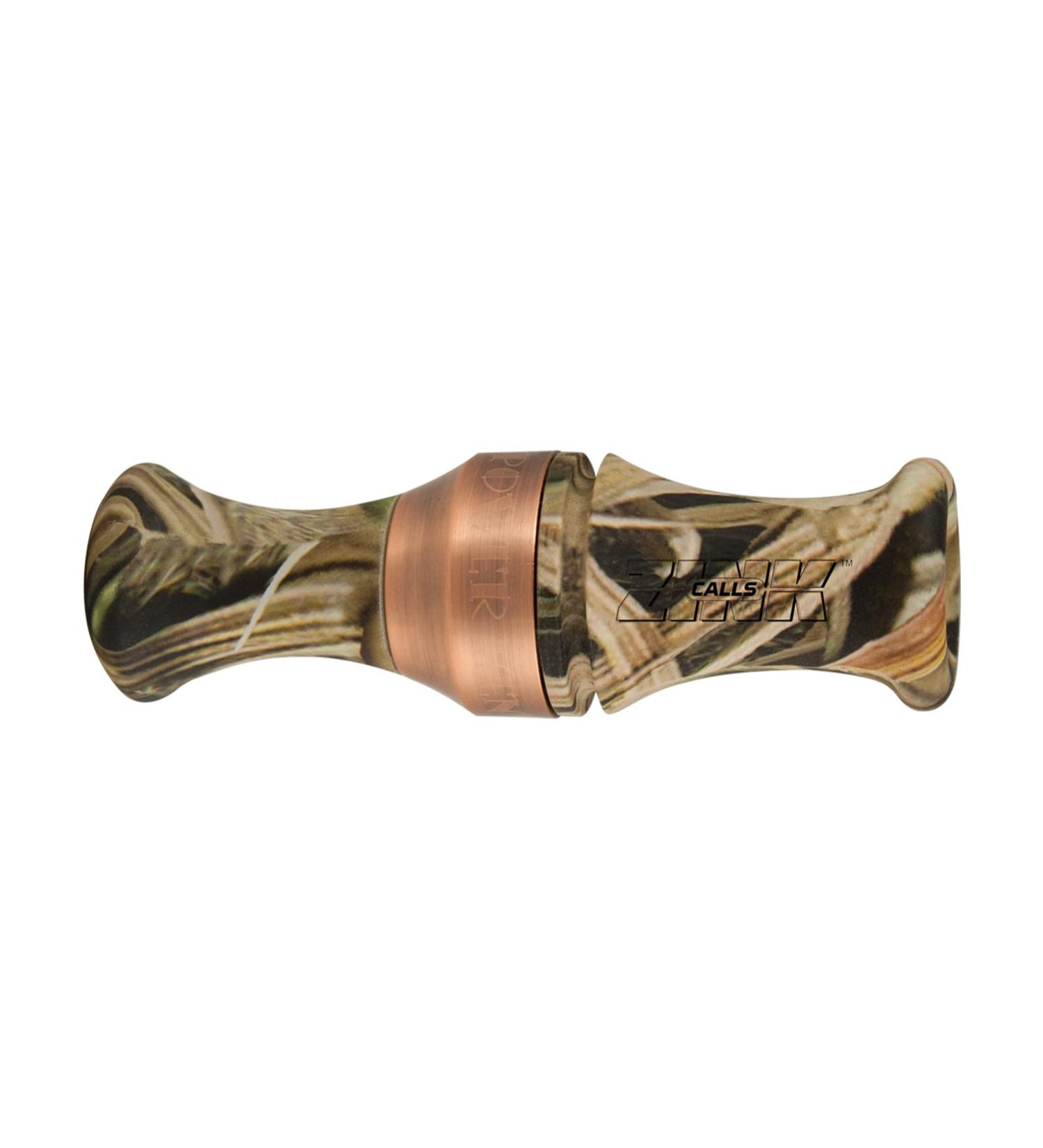 Zink Power Hen 2 PH-2 Polycarbonate Double Reed Duck Game Call - Versatile Tones Oak/Shadowgrass Blades - Buy Online on GoSupps.com