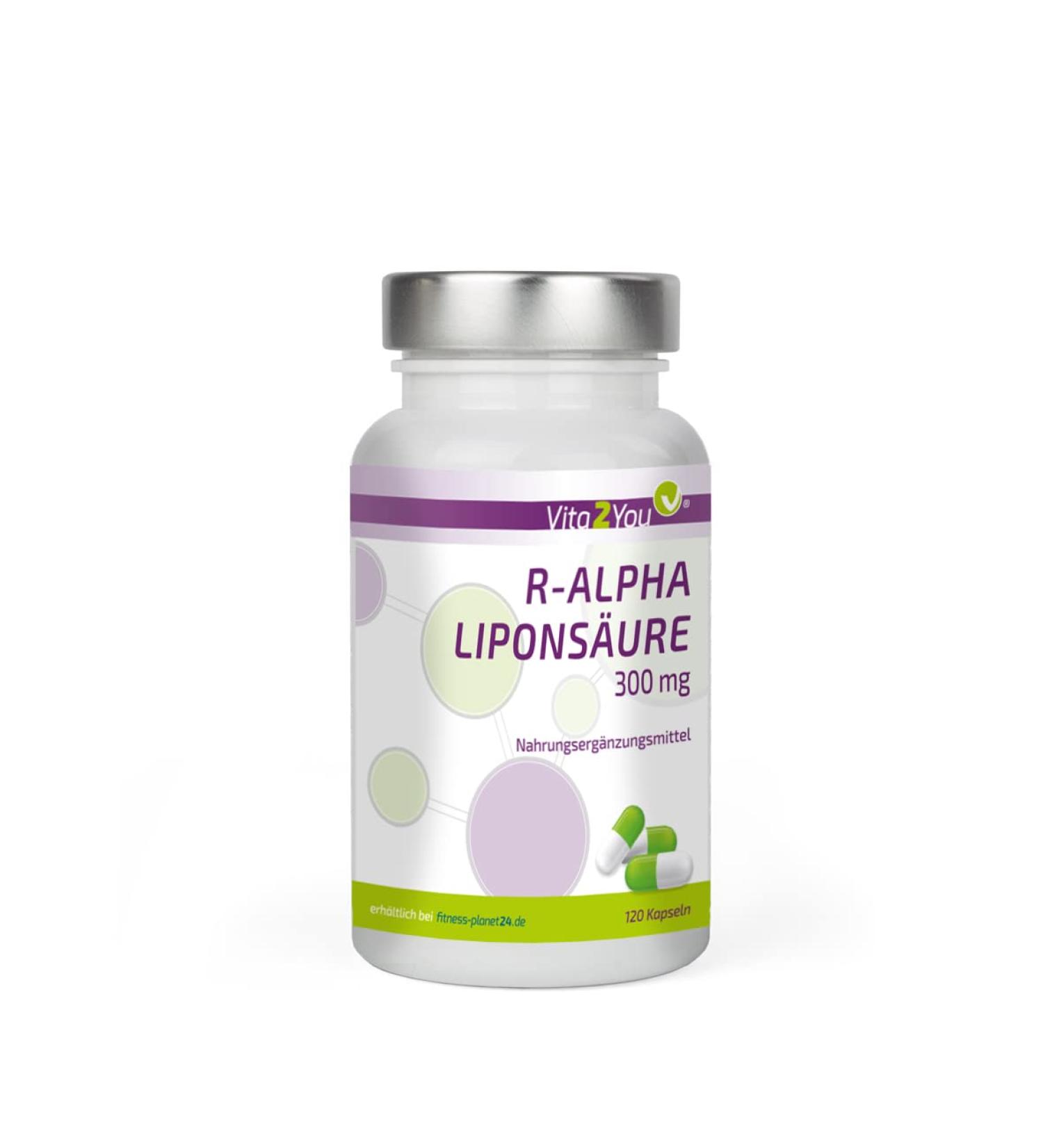 Vita2You R - Alpha Lipoic Acid 300mg - 120 Vegan Capsules | High Bioavailability & Premium Quality Supplement for Optimal Health - Buy Online on GoSupps.com