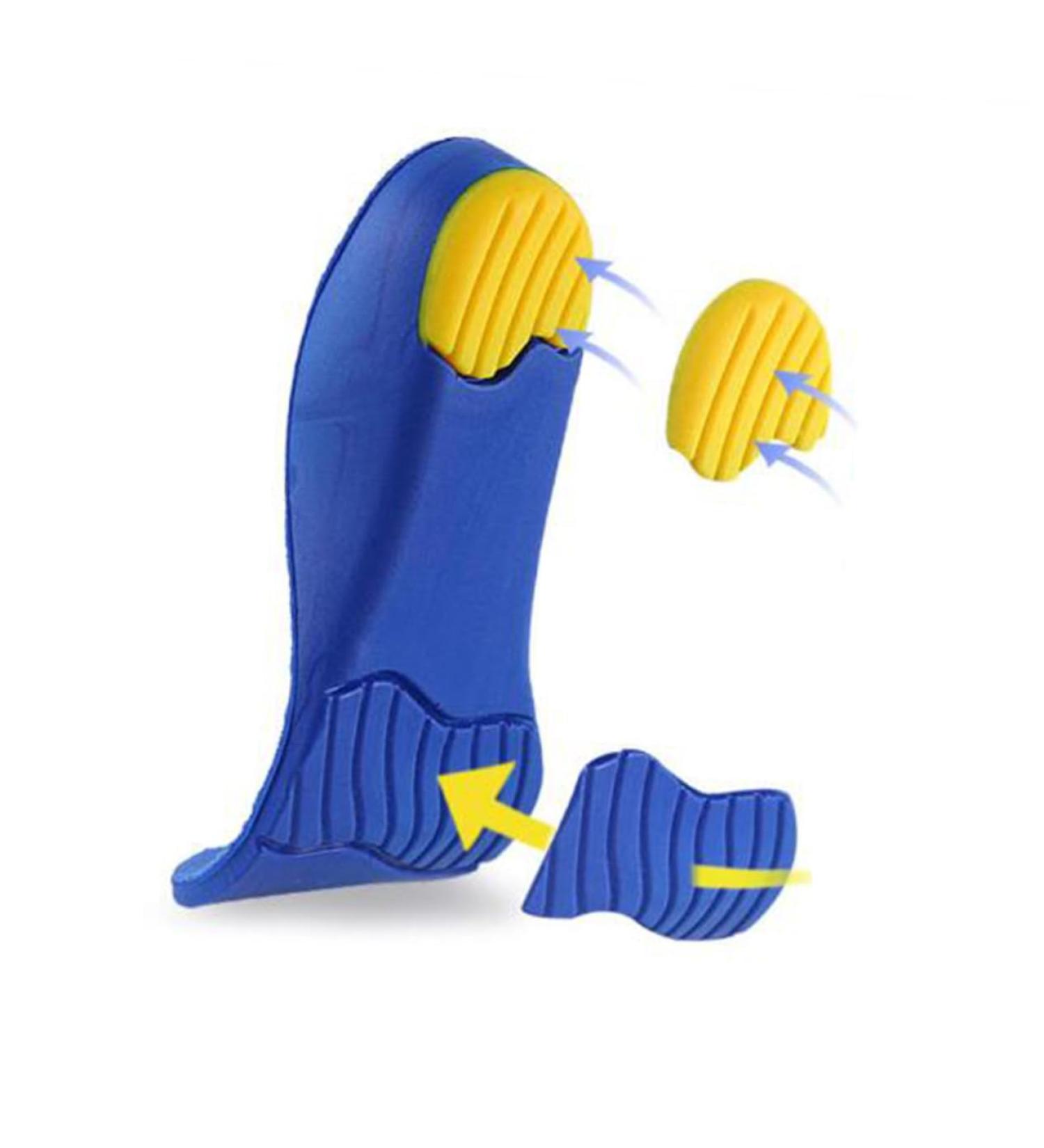 NOLITOY Kids Sports Insoles - Breathable & Shock Absorbing Insoles for Children - Blue Size 3 - Buy Online on GoSupps.com