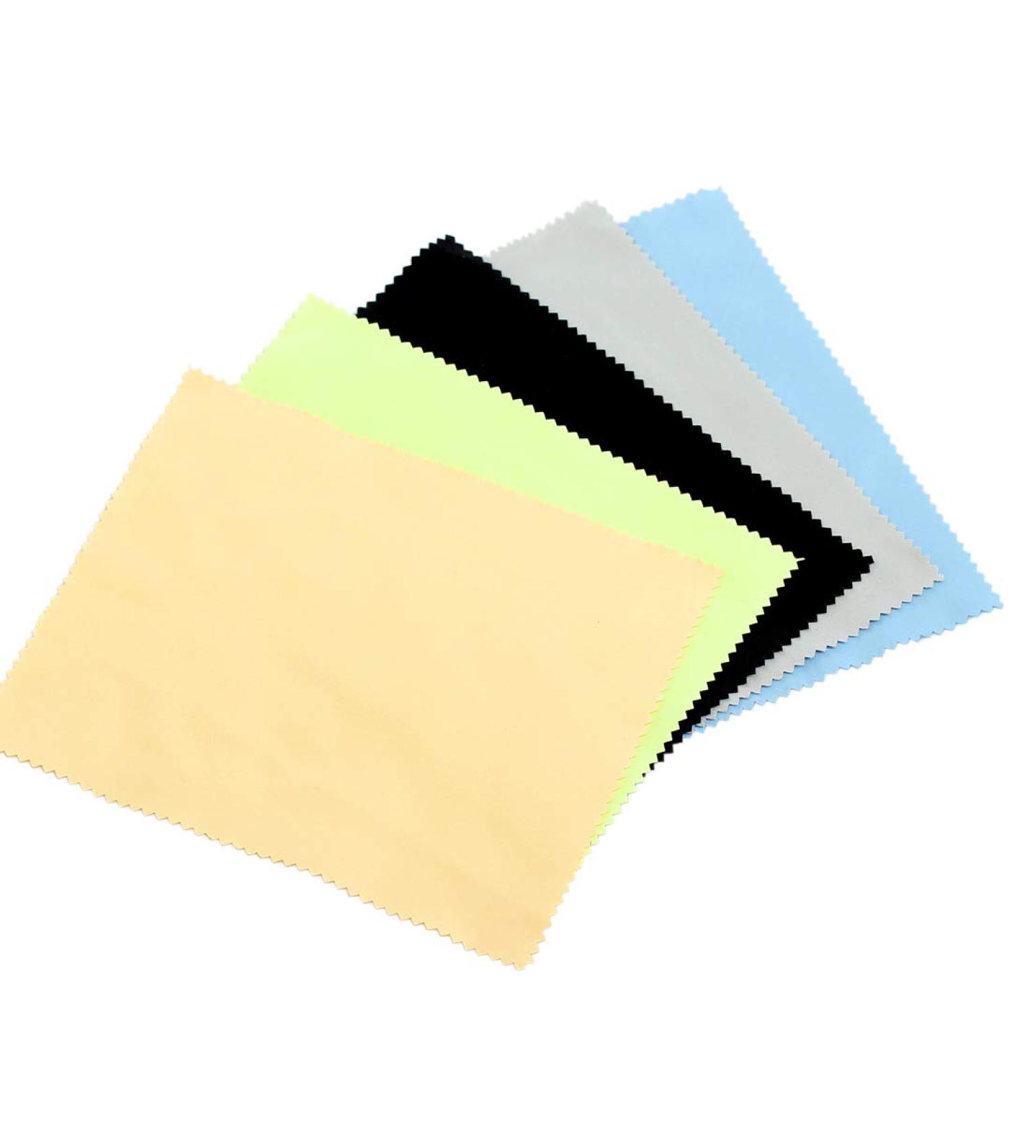 Microfiber Cleaning Cloths (10 Pack) - Perfect for Eyeglasses Screens & Jewelry | Delicate Surface Care - Buy Online on GoSupps.com