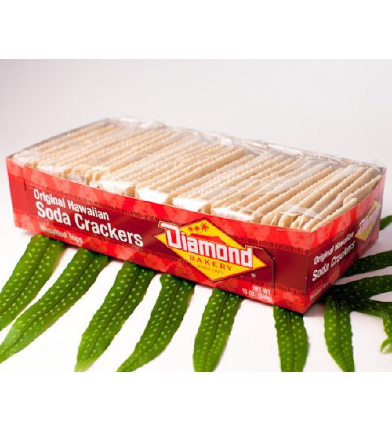 Diamond Bakery - Original Hawaiian Soda Crackers (Unsalted Tops) Net Wt. 13 Oz.