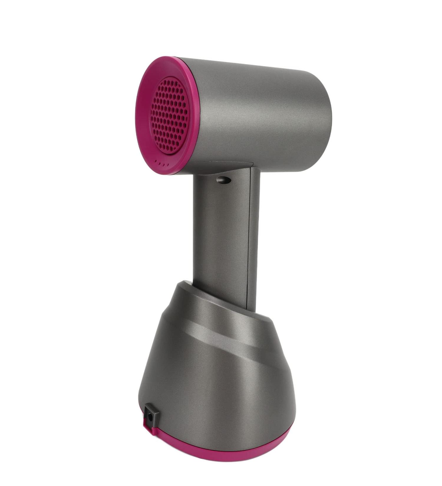 Cordless Hair Dryer Easy Clean Rechargeable 3 Airflow Blow Dryer Low Noise Gray with Fixed Base for RV US Plug - Buy Online on GoSupps.com