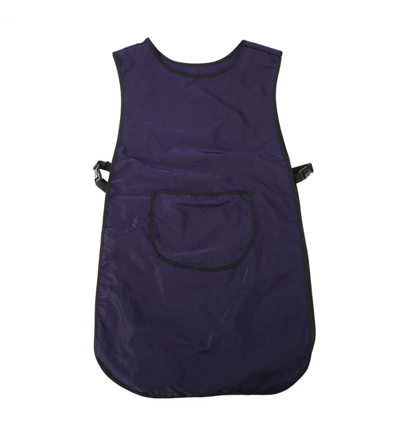 Professional Hair Stylist Cape - Durable Dark Purple Barber Apron with Push Button Closure | Multi-Purpose Protection for Hairdressers & Families - Buy Online on GoSupps.com
