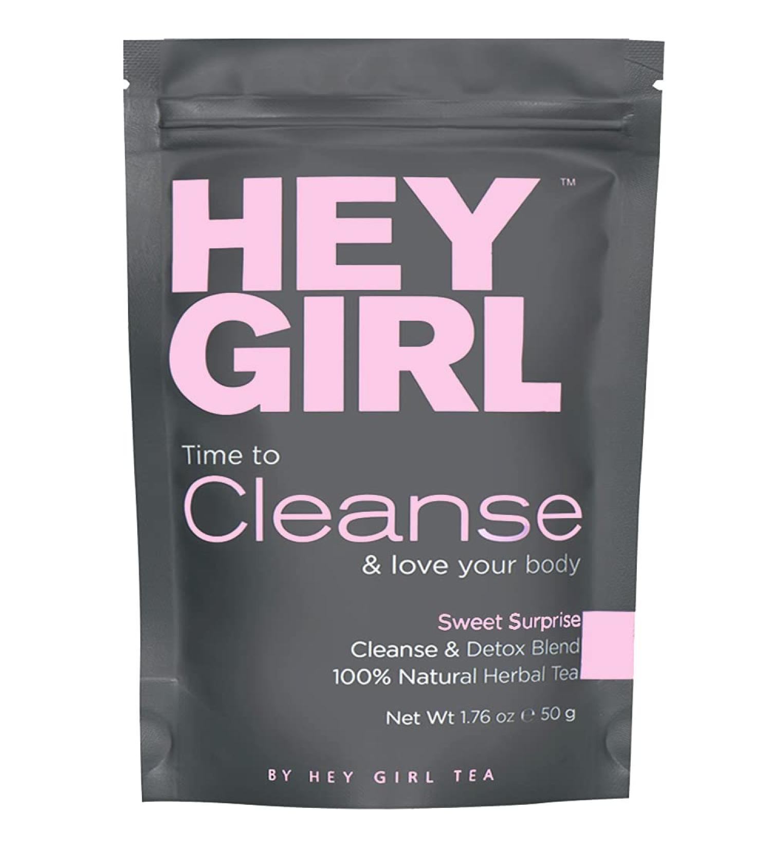 Detox Tea for Bloated Belly & Digestion | Herbal Loose Leaf Cleanse with Milk Thistle, Burdock Root & Senna Leaf | Natural Flat Tummy Tea & Laxative - Sweet Surprise - Buy Online on GoSupps.com