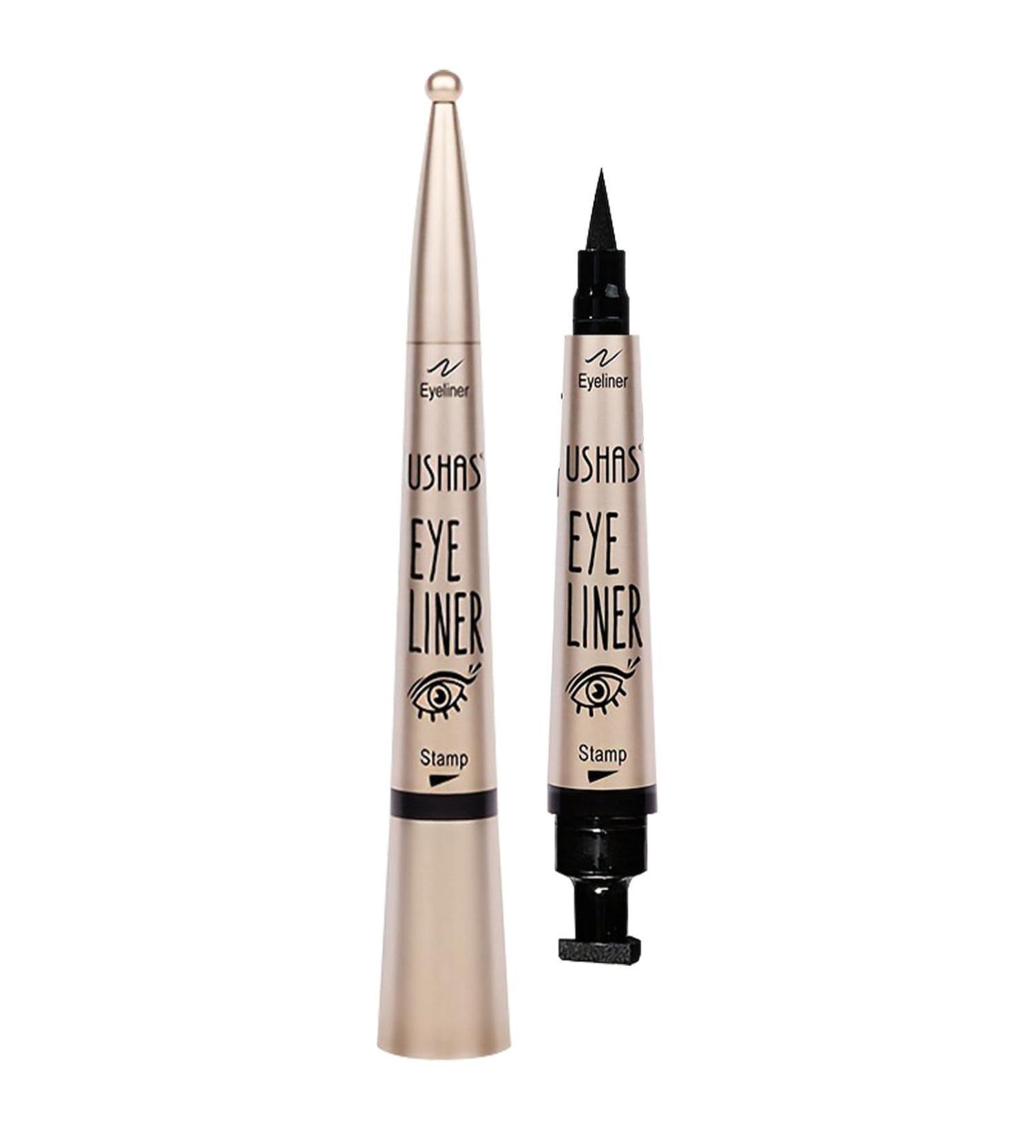 Waterproof Eyeliner Dual Head Smudge-Proof Makeup Tool for Eyes Eyeliner Stamp Tool for Stage Performance Dating Shopping Outgoing Pochy - Buy Online on GoSupps.com