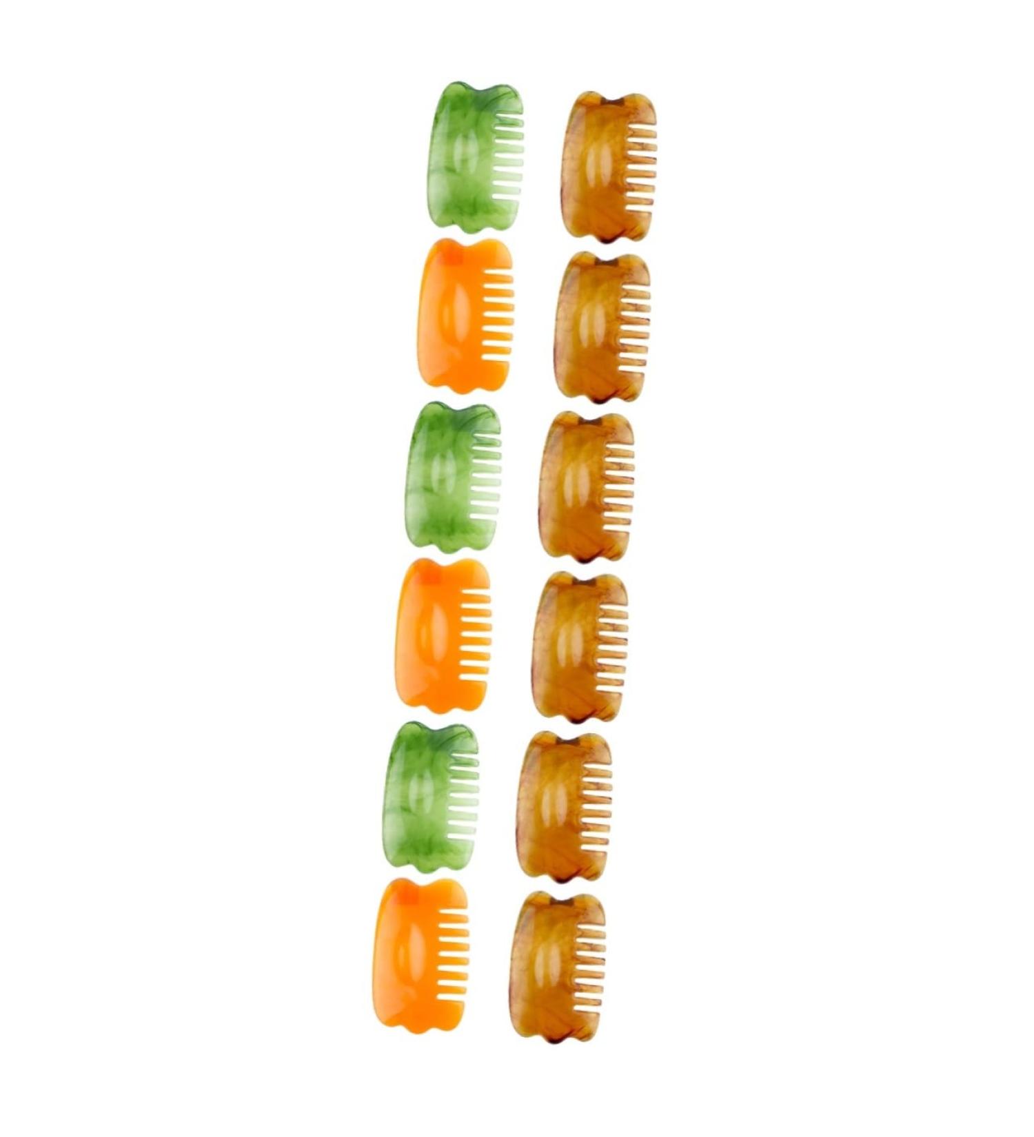Shop TOVINANNA 12STK Meridian Massage Comb & Gua Sha - Multi-Color Body & Hair Styling Tools Scalp Massager Facial Massage Tools - Buy Online on GoSupps.com