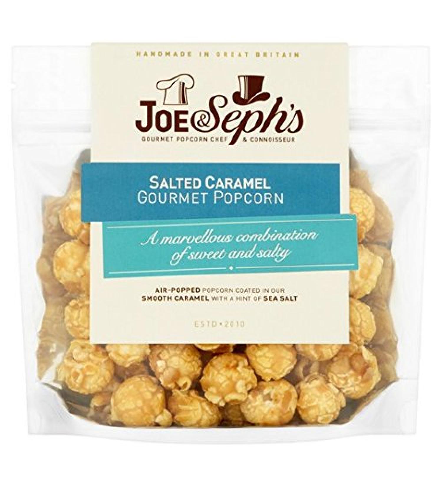 Salted Caramel Popcorn Snack Pack de 35g de Joe & Seph