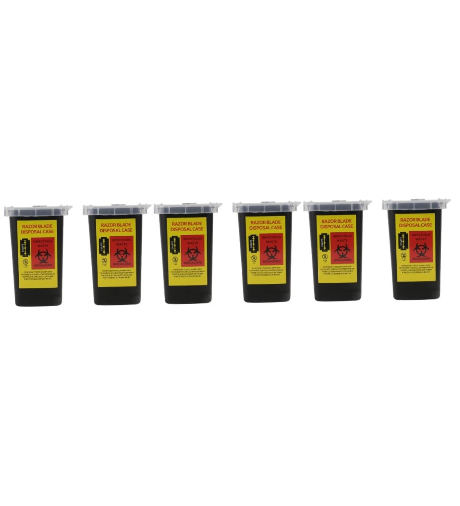 Beavorty 6 STK Klinge Storage Box - Sharp Disposal Container for Razor & Cutter - Break-Recycling Case for Shaving & Plastic Trash - Buy Online on GoSupps.com