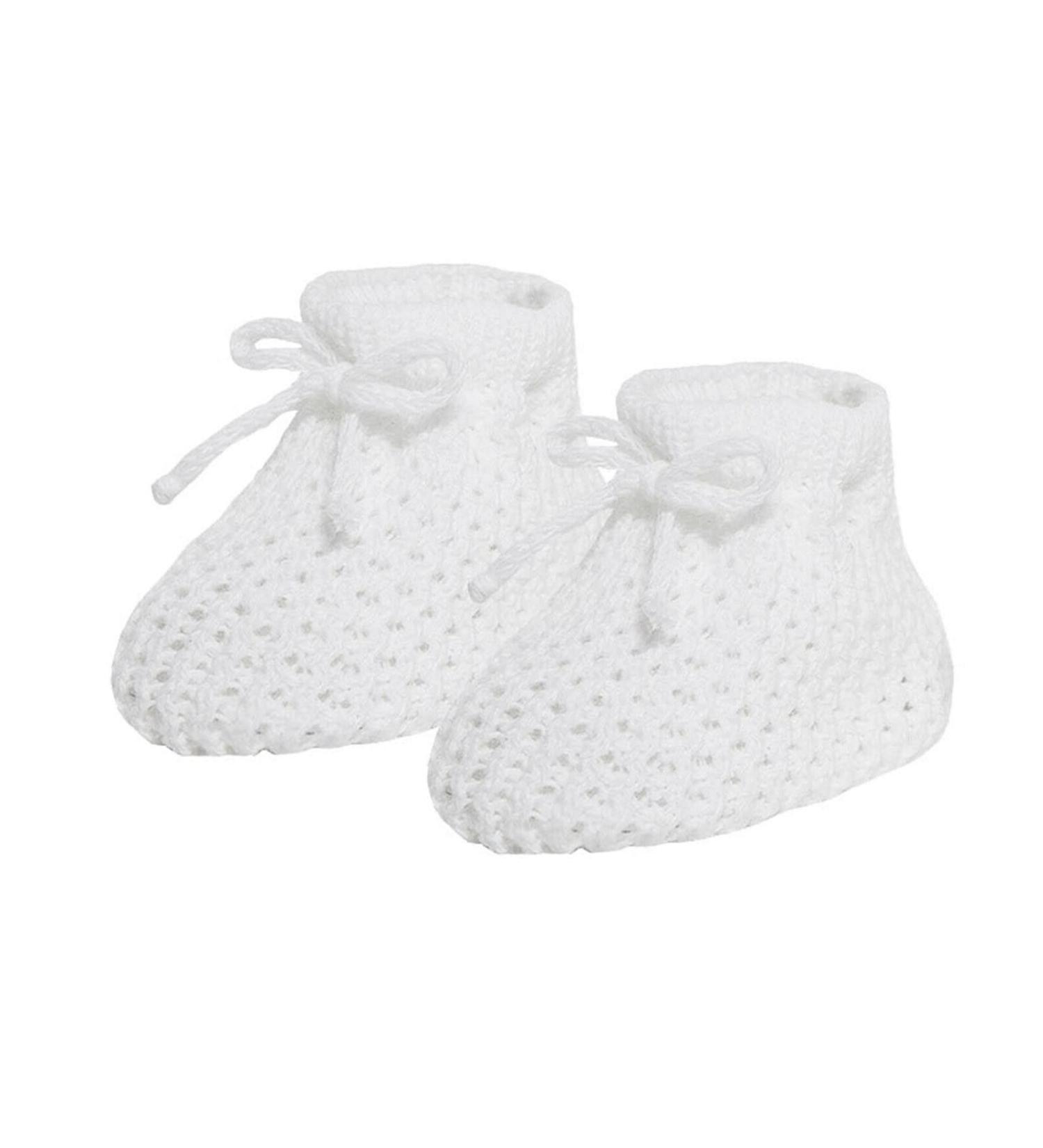 Royal Icon Baby Booties 0-3 Months - Warm and Safe Unisex Baby Slippers - Newborn Boots Ri401 White - Buy Online on GoSupps.com