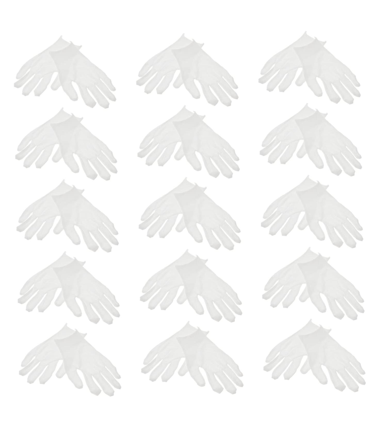 minkissy 15 Pairs Overnight Moisture Gloves White Gloves Men Dry Hands Gloves Moisturizing Overnight Driving Men Winter Men Mittens White Gloves Women Man Spa Diving Cotton - Buy Online on GoSupps.com