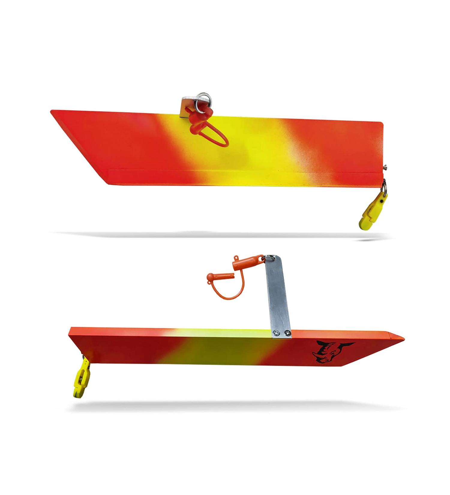 Rhino Sideplaner SL 35x6cm - 2 planer boards for trolling & trolling trolling boards for sea trout & salmon