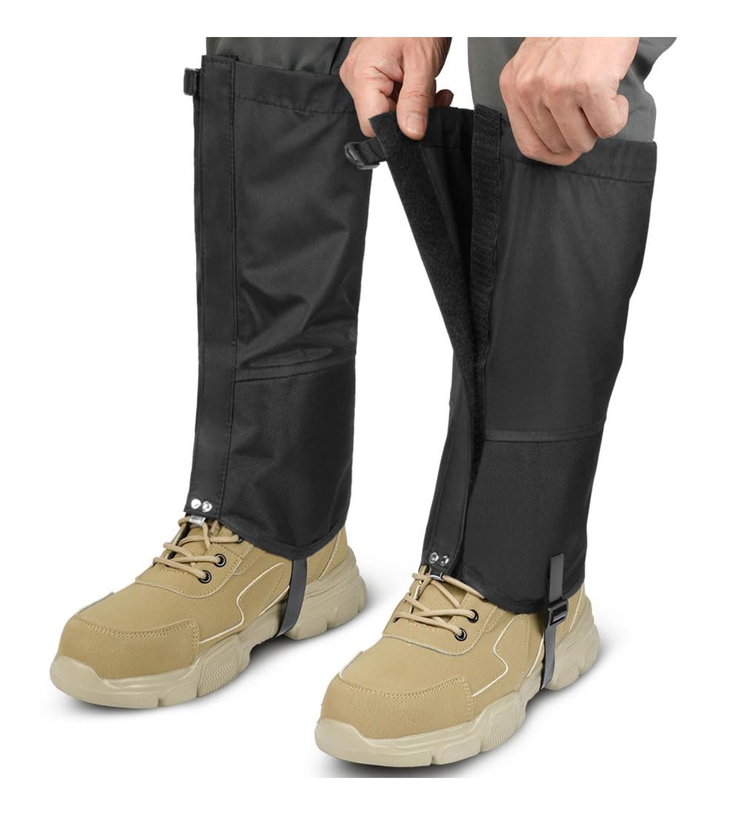 Adiwo Outdoor Gaiters - Waterproof Unisex Hiking & Cycling Accessories 620D Breathable Leg Protection with Zipper 12.99 Inch/33 cm - Buy Online on GoSupps.com