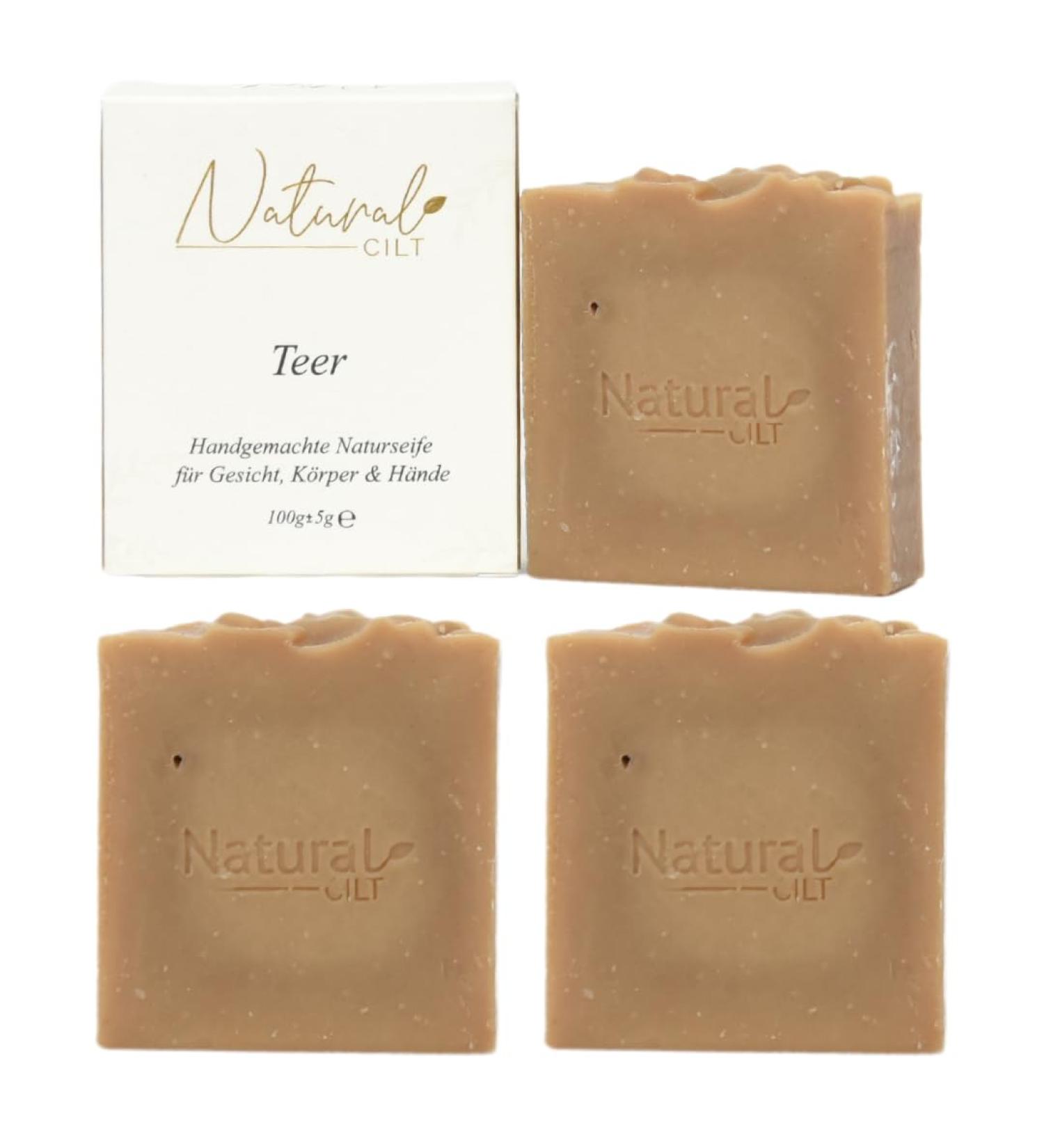3x Natural Cilt Juniper Soap - 100% Handmade Soap for All Skin Types - Certified Natural Ingredients - Eco-Friendly Shower Gel - Perfect Gift (3 Pack) - Buy Online on GoSupps.com