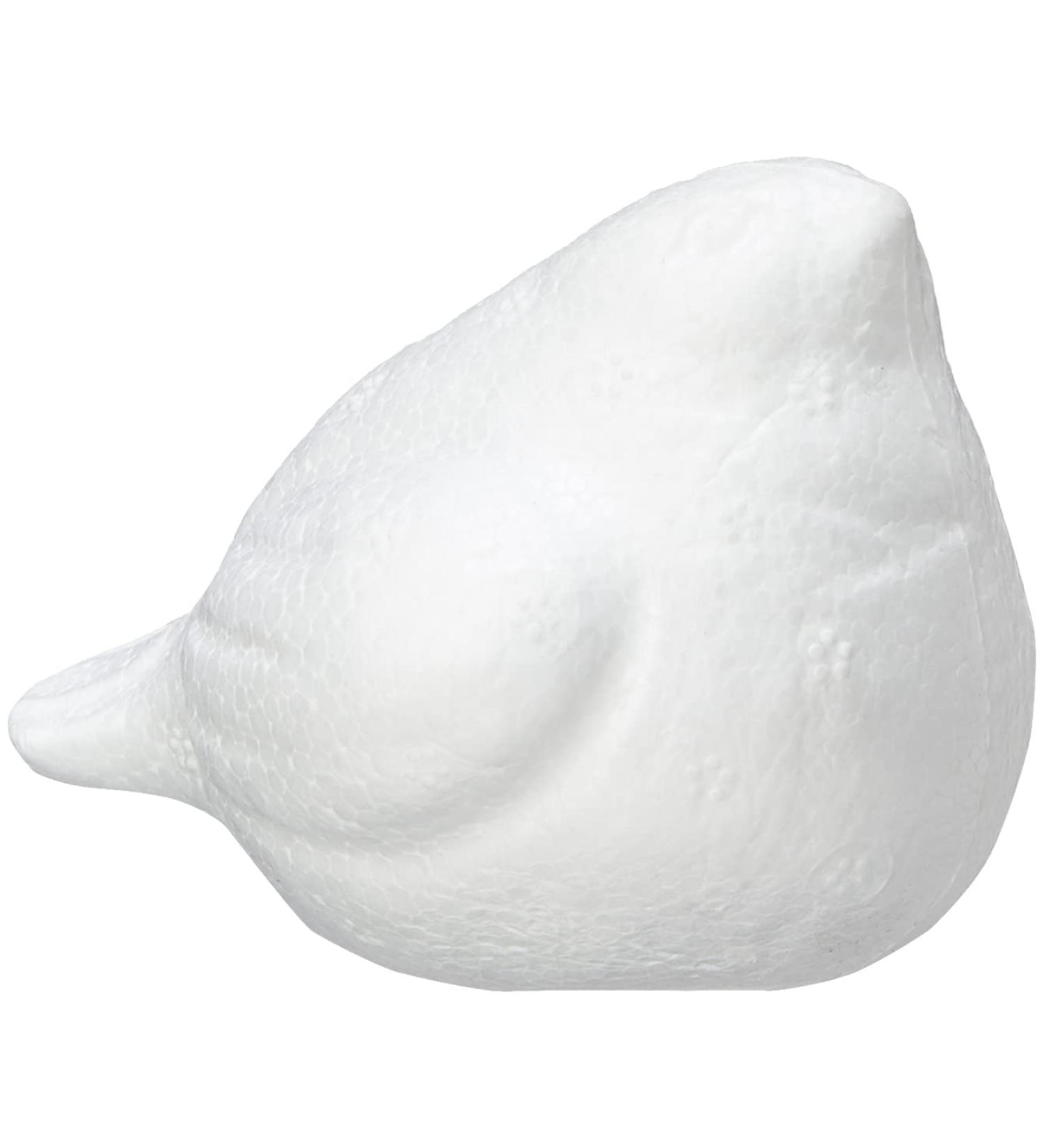 Glorex 3803 753 6 Styrofoam Bird White 5x5x1 cm - lightweight craft foam for DIY projects - Buy Online on GoSupps.com
