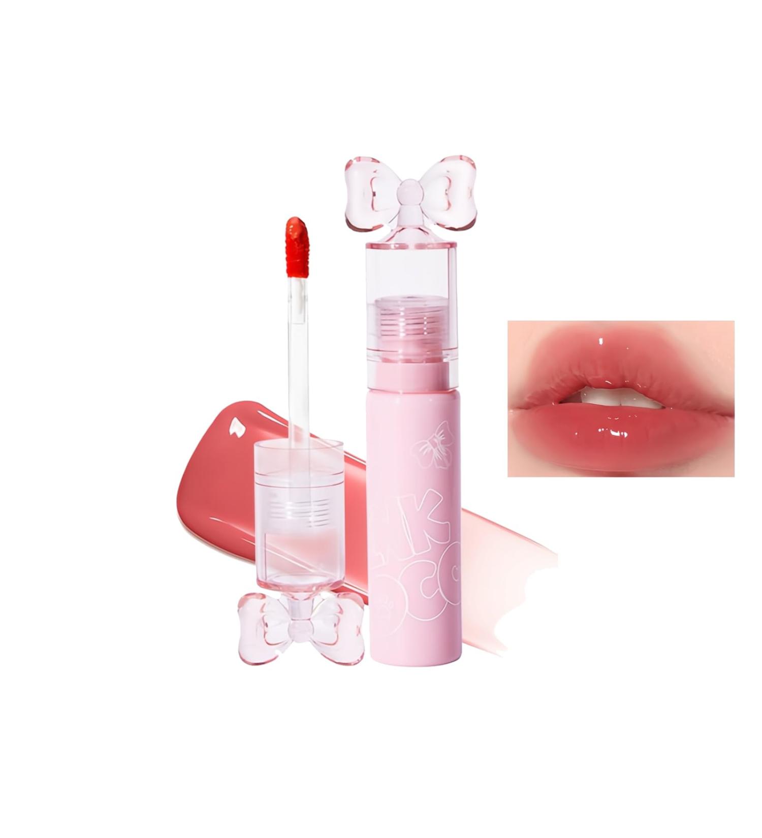 High Shine Crystal Jelly Peach Mirror Lip Glaze Gloss for Hydrated and Plumped Lips - Buy Online on GoSupps.com