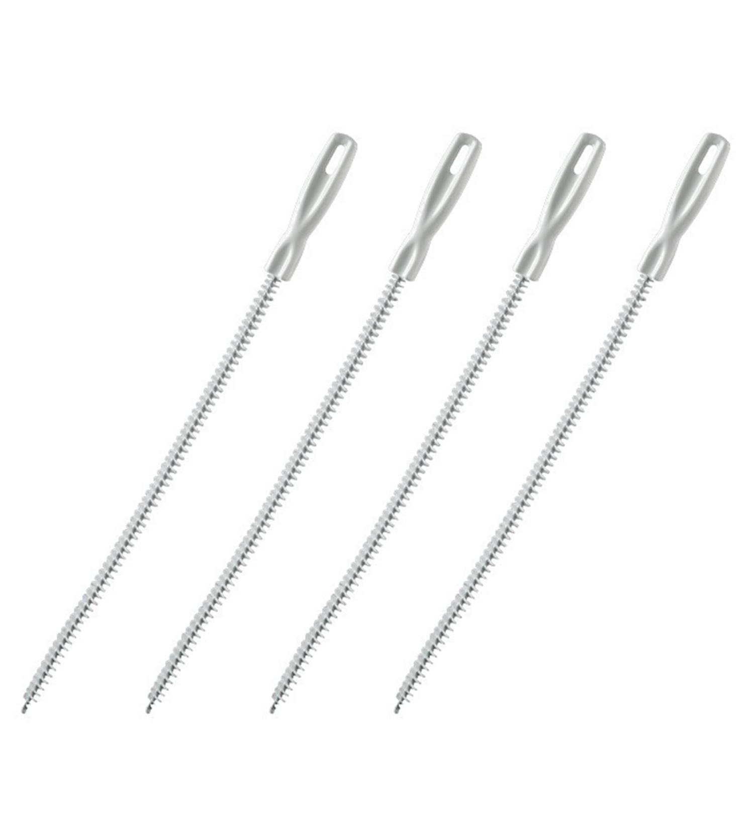 4Pcs Sewer Drain Cleaning Brush Bendable Sink Overflow Drain Brush For Bathroom Sewer Hair Catcher Flexible Pipe Cleaner Flexible Drain Brush Long Nylon Cleaner - Buy Online on GoSupps.com