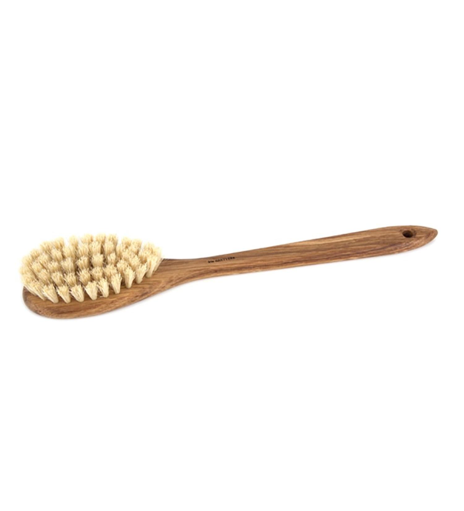 Iris Hantverk Oak Bath Brush with Horse Hair/Tampico Bristles - Handle Included - Buy Online on GoSupps.com
