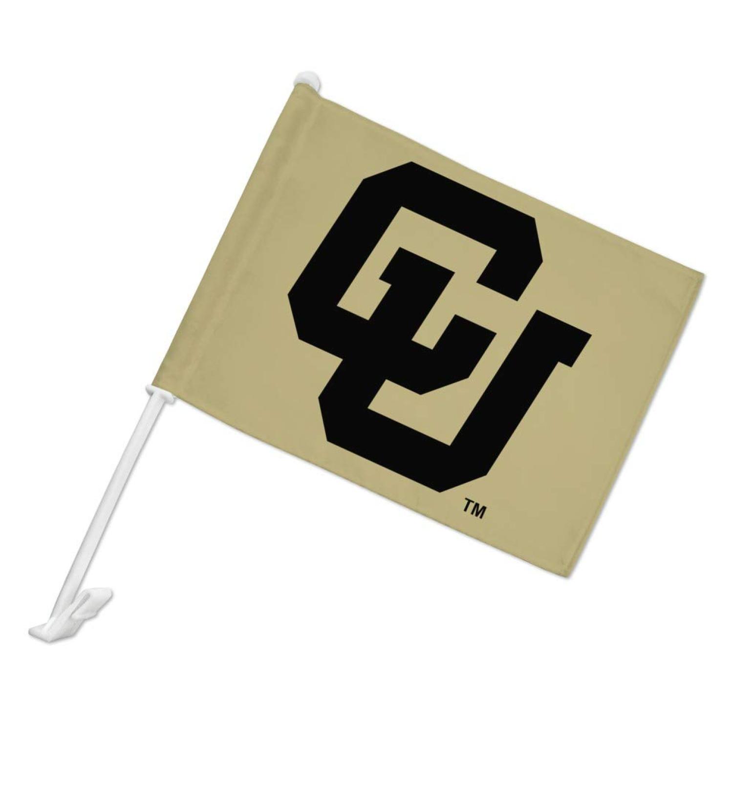 University of Colorado Boulder Car Truck Flag - Window Clip On Pole Holder for Left Driver | Officially Licensed NCAA Product - Buy Online on GoSupps.com
