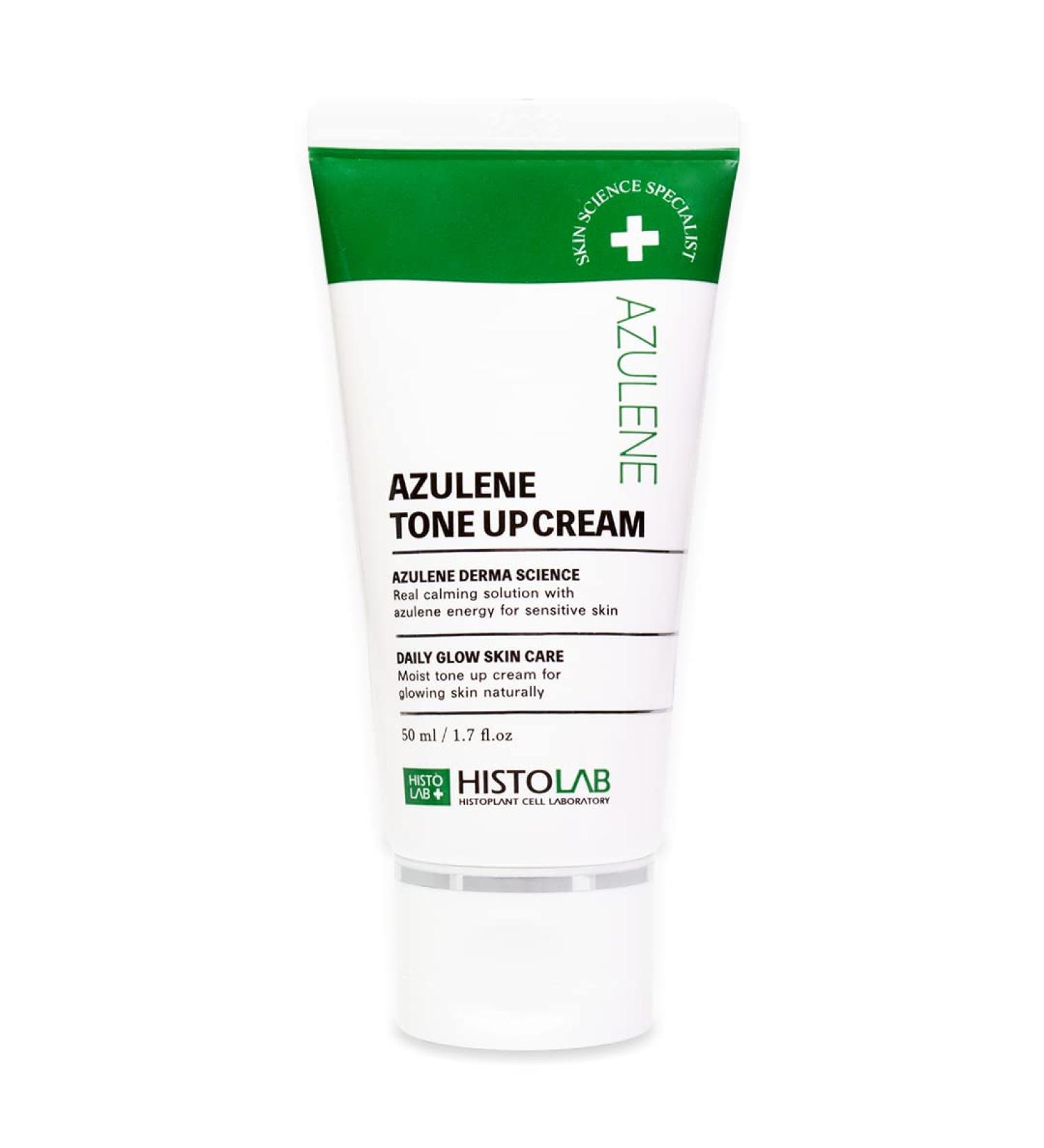 Histolab Azulene Tone Up Cream SPF 50+ | Skin Soothing Brightening UV Protection 50ml - Buy Online on GoSupps.com