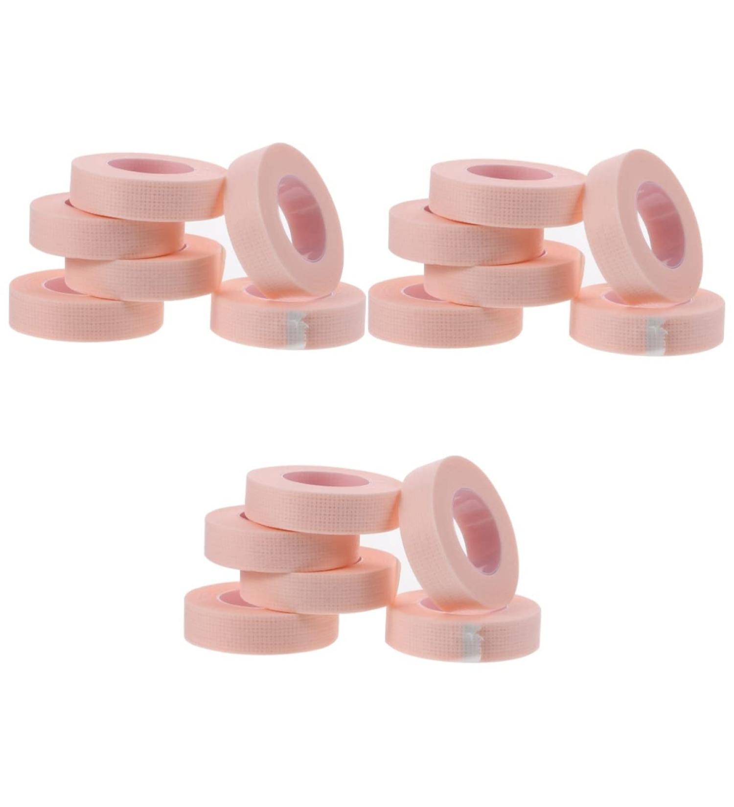 Beaupretty 18 Rolls Eyelash Tape - Lash Extensions & Medical Tape with Bear Ears Headband - 5x5cm (3 Pink 3 Black) for Perfect Eyelash Extensions - Buy Online on GoSupps.com