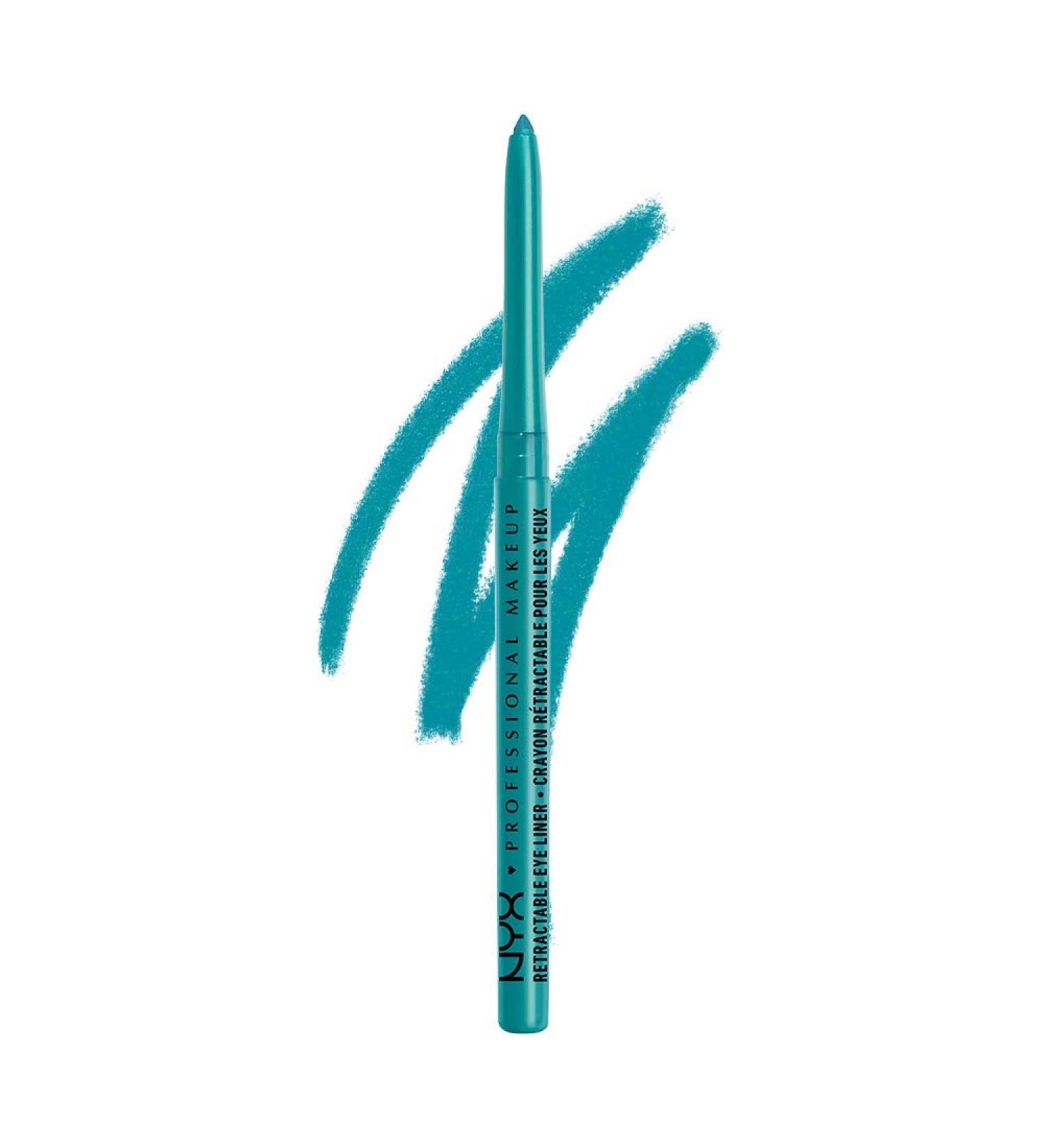 NYX Mechanical Eye Pencil - Aqua Green | Long-Lasting Pigment for Bold Eye Looks - Buy Online on GoSupps.com