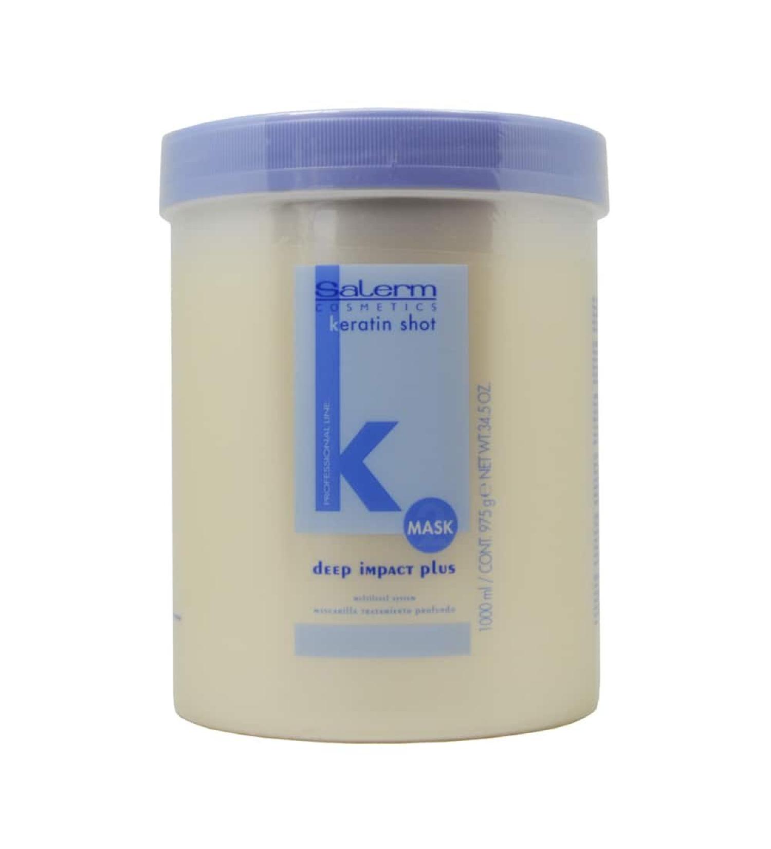 Salerm Keratin Shot Deep Impact Mask Plus 34.5oz Pack of 2 - 1000ml Total - Buy Online on GoSupps.com
