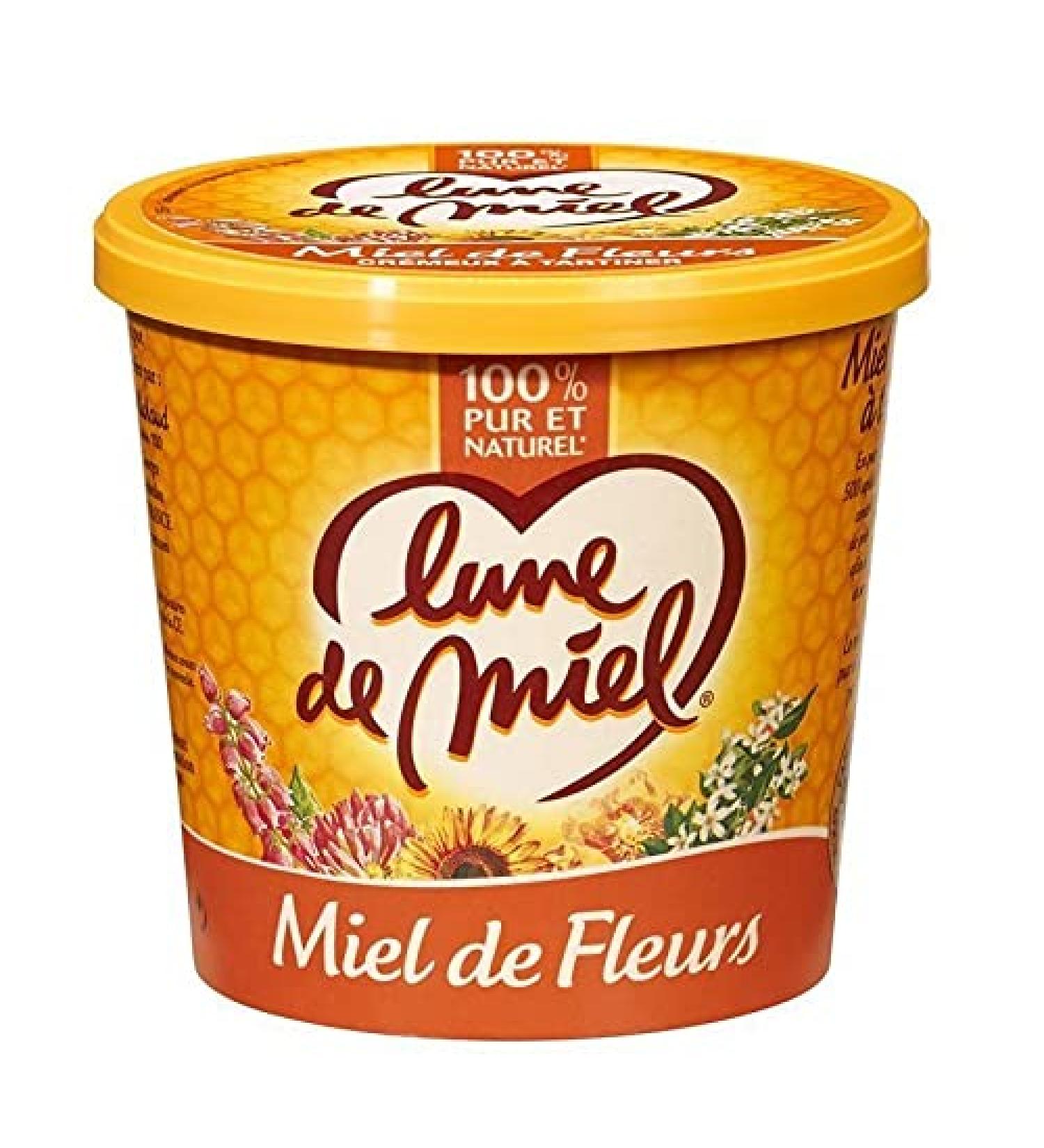 Honeymoon 100% Pure and Natural Flower Honey 750g (pack of 4)