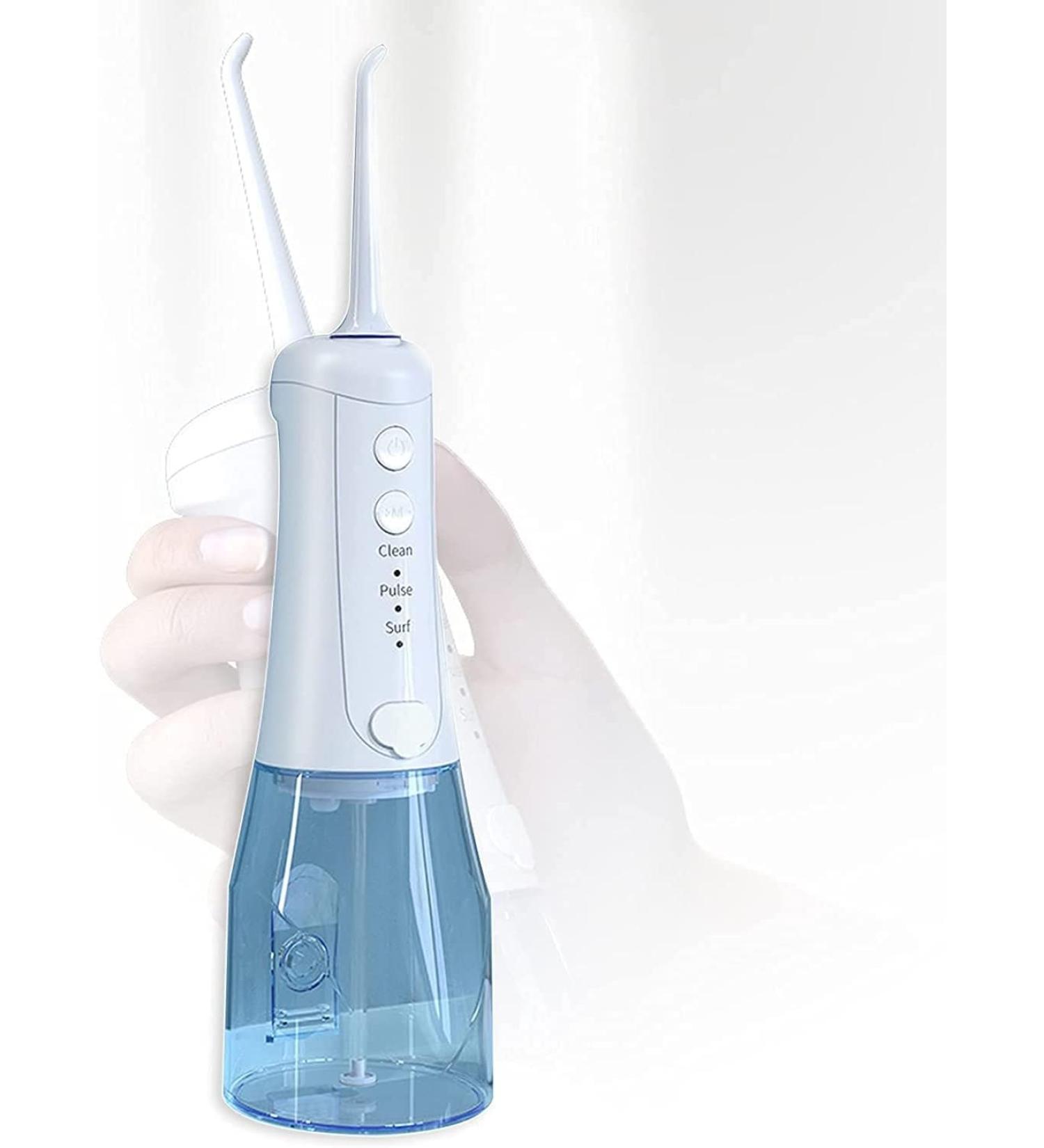 GeRRiT Portable Cordless Dental Flosser Household Water Flosser with Removable Water Tank Electric Dental Flosser 3 Modes IPX7 Waterproof Professional Cordless Dental Flosser F - Buy Online on GoSupps.com
