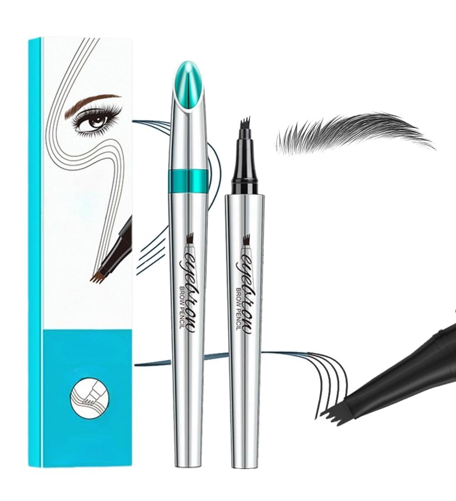 2024 New Microblading Eyebrow Pen 3D Waterproof Microblading Eyebrow Pencil 4-Tip Waterproof Eyebrow Pen Natural Makeup Long-Lasting Fine Stroke Magic Eyebrow Pencil Stay on All Day (Grey) - Buy Online on GoSupps.com