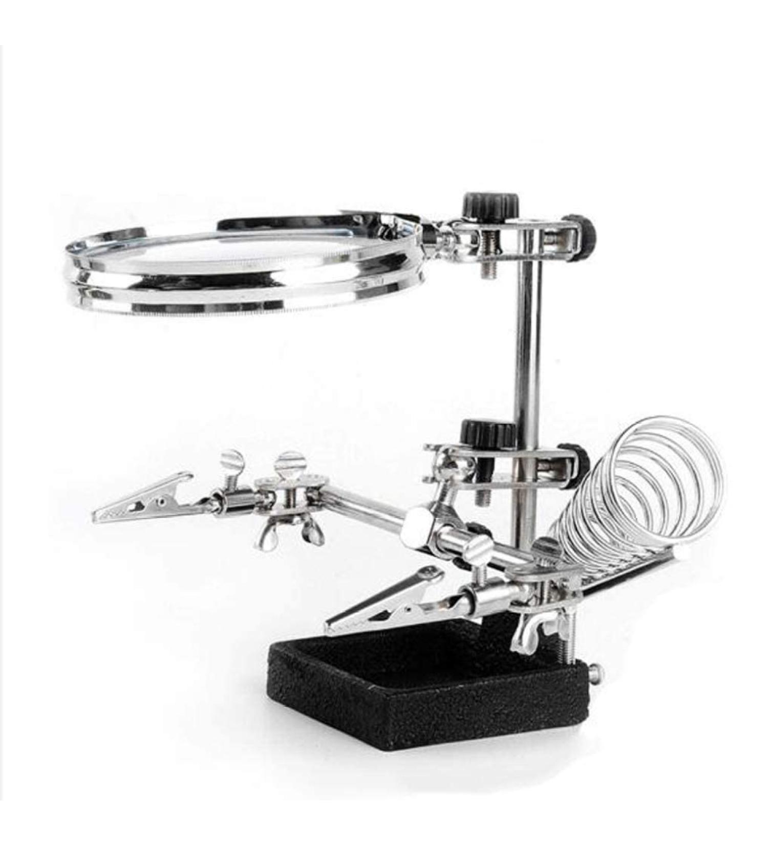 10x Lichtvergrootglas Helpende handreparatieklem Extra clipstandaard Desktopvergrootglazen