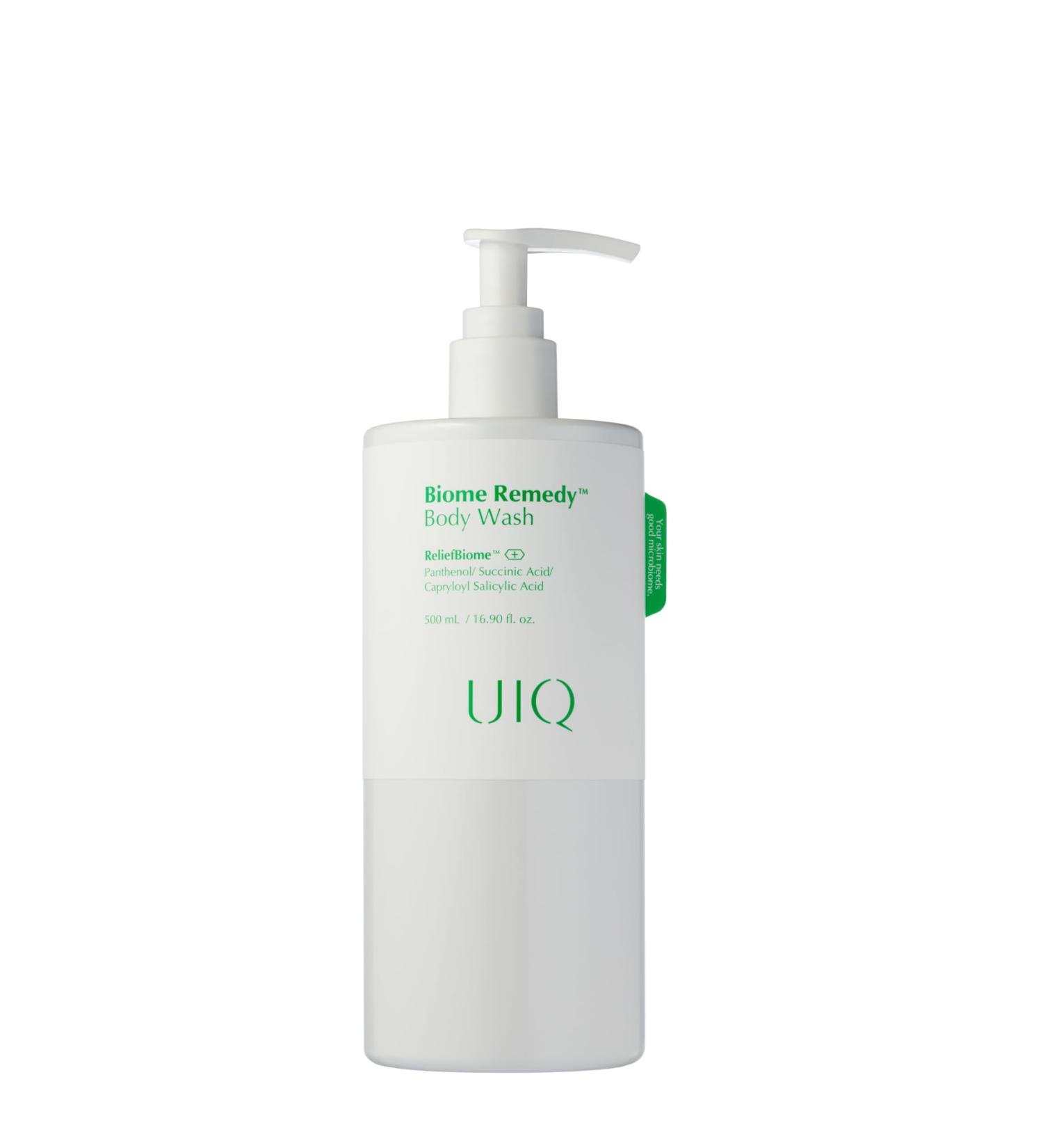 UIQ Biome Remedy Body Wash 16.90 fl. oz. Korean Skincare - Fragrance-Free Body Wash for sensitive skin Hypoallergenic