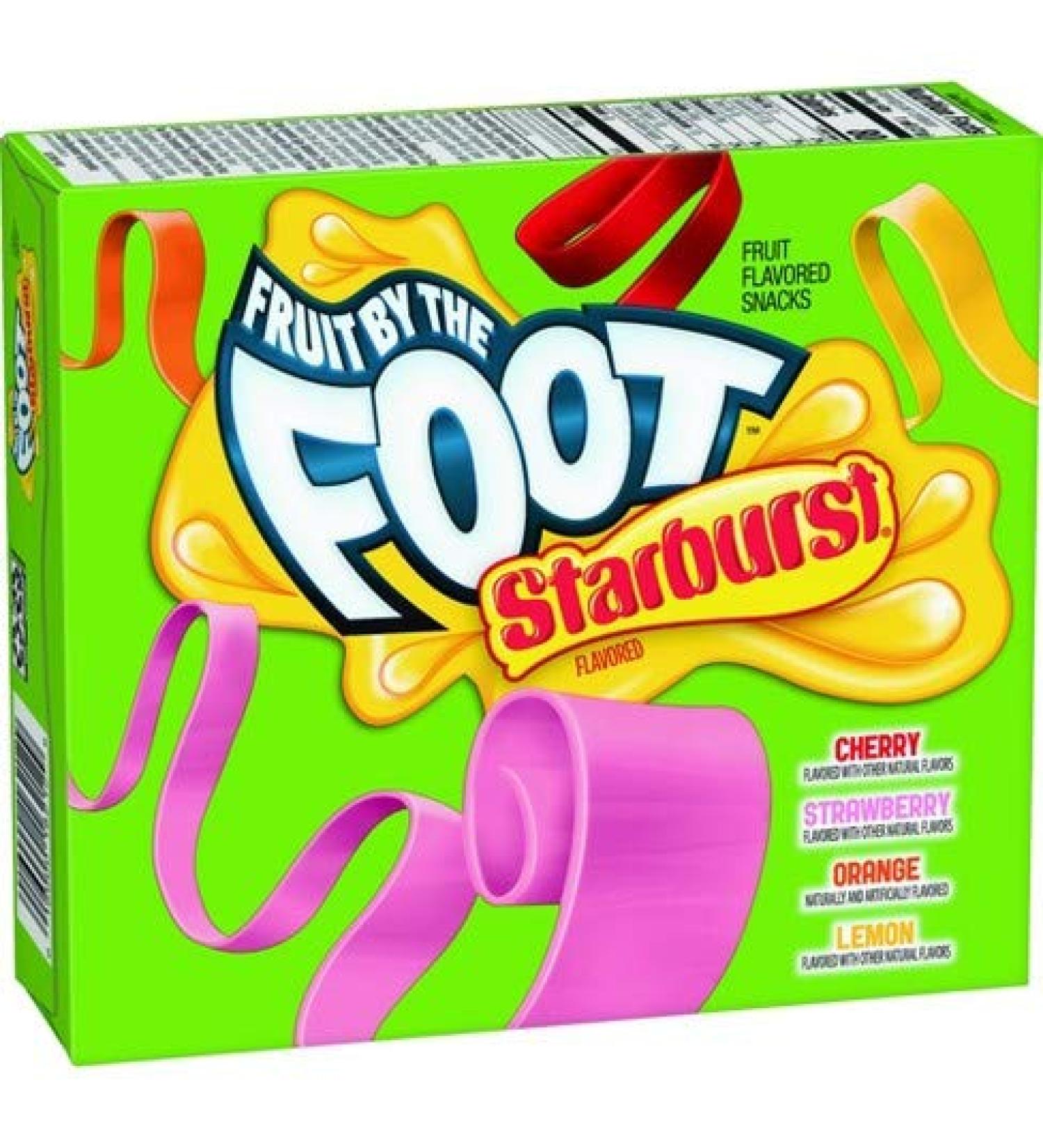 Betty Crocker Fruit by the Foot Starburst 4.5oz ( 2 pack ) 4.5 Ounce (Pack of 2)