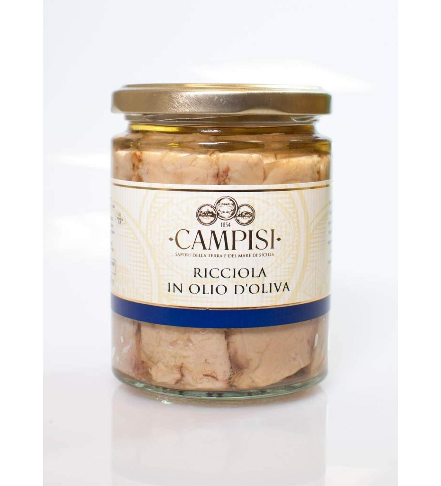 SICILY BEDDA CAPACI High Quality Sicilian Ricciola in Olive Oil 220ggg - Buy Online on GoSupps.com