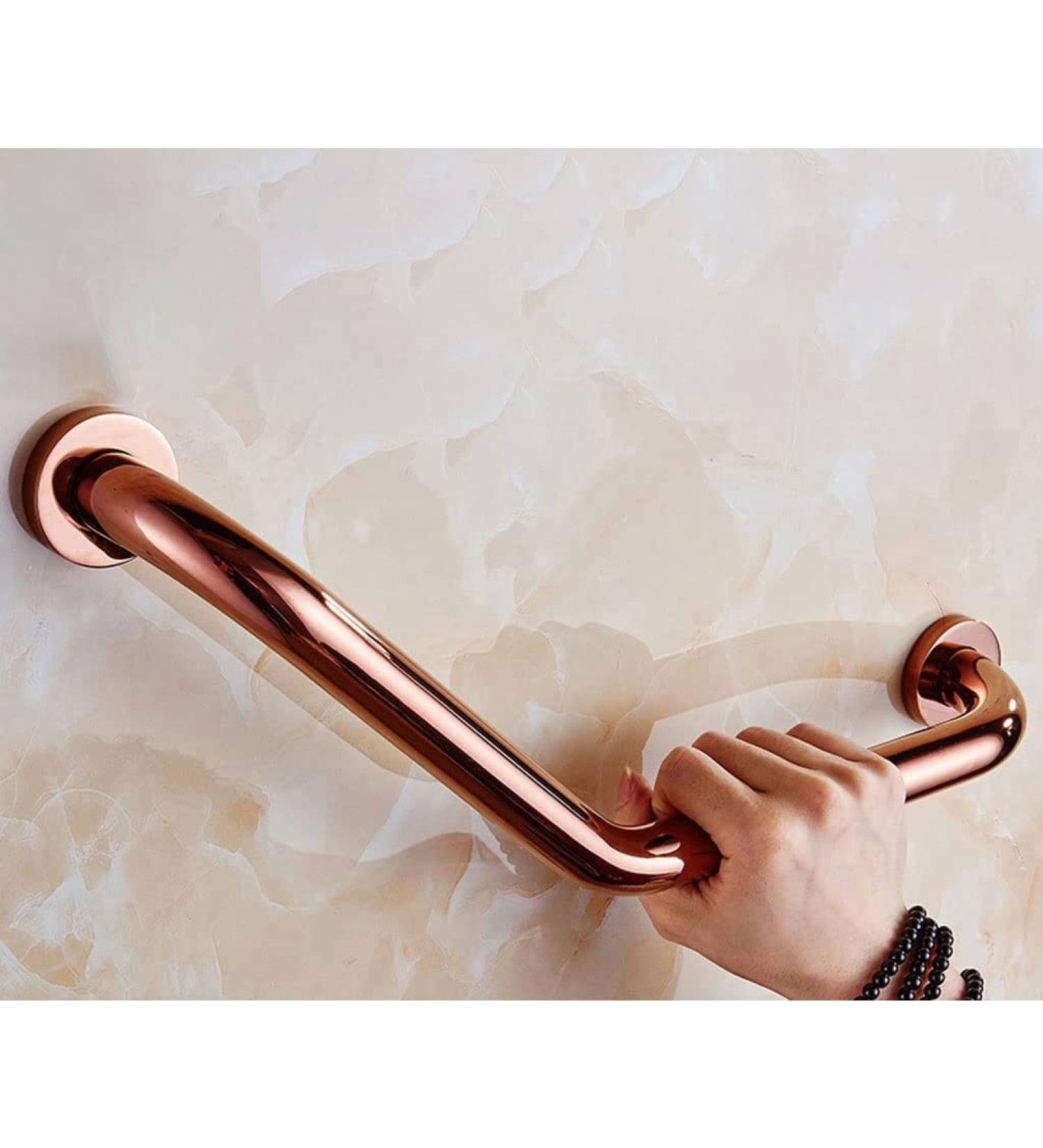 135 Angled Grab Bars - Bathtubs & Showers Wall-Mounted 18in Bathroom Safety Grab Bar Hand Support Rail Copper Handrails Support Hand - Buy Online on GoSupps.com