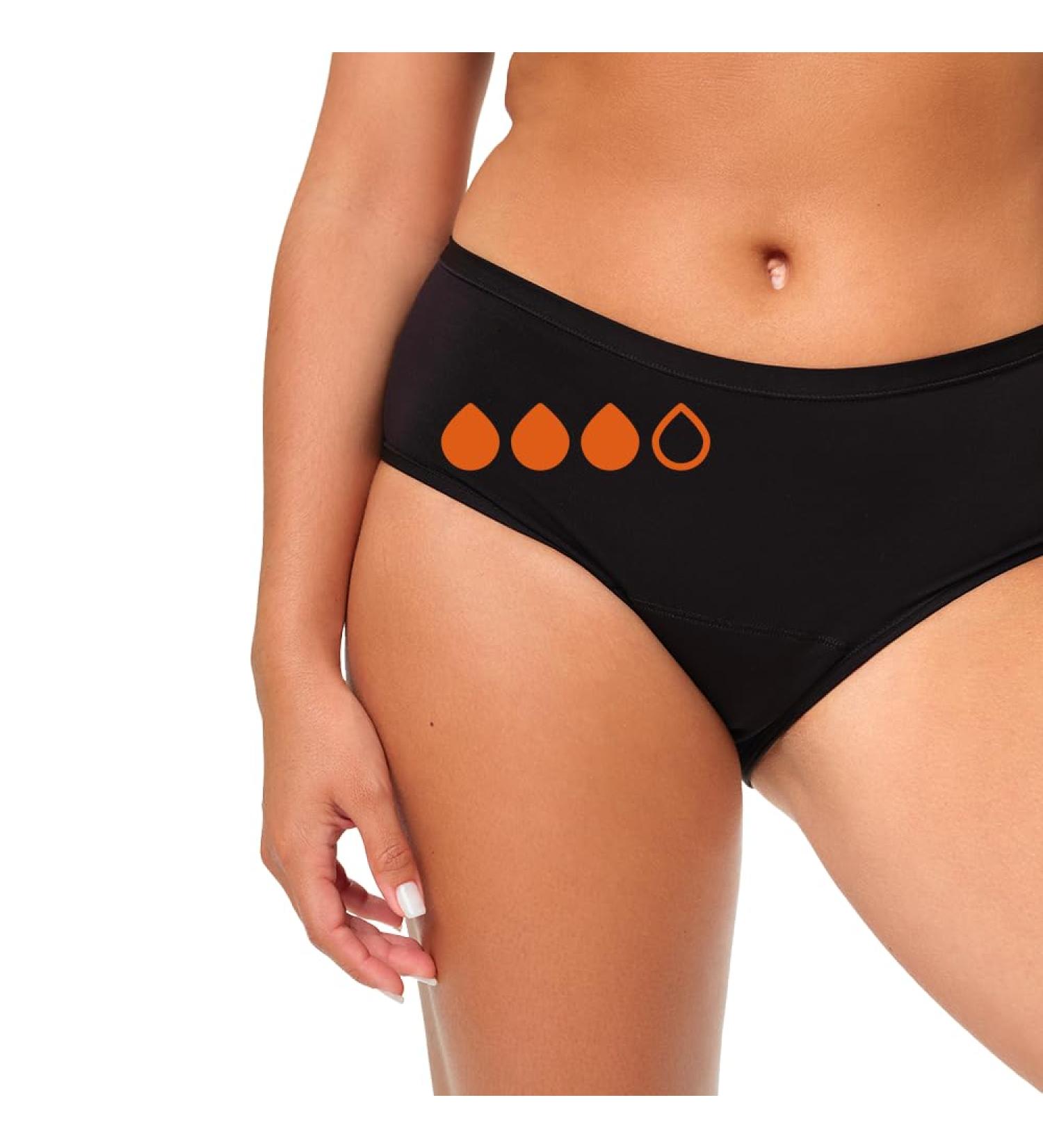 Snuggs Classic Menstrual Underwear for Strong Bleeding - Thin Absorbent Eco-Friendly | Made in EU | Recycled Nylon | Sustainable Alternative to Tampons | Size S - Buy Online on GoSupps.com