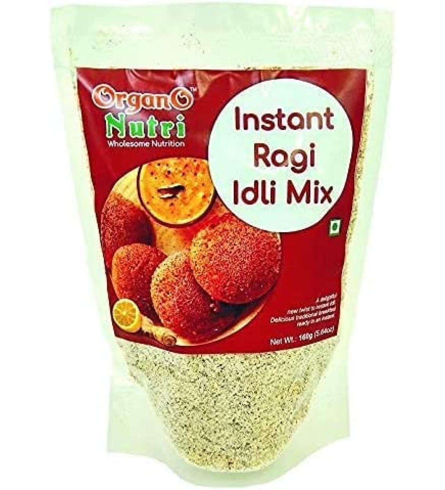 ORGANIZE Organo Nutri Instant Ragi Idli Mix 480g - Buy Online on GoSupps.com