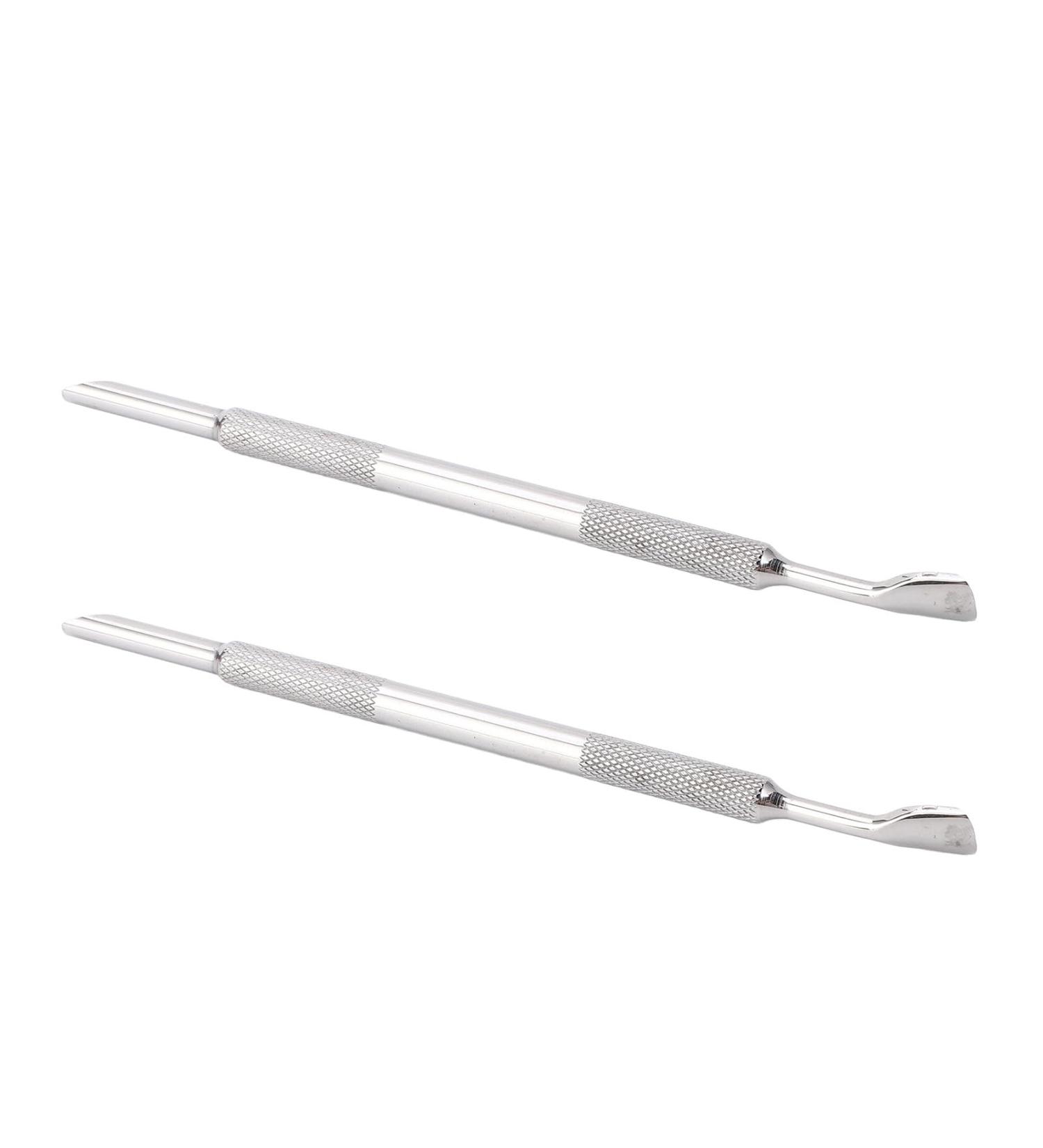 Cuticle Pusher Set Dead Skin Removal Nail Polisher Finger Divider Stainless Steel Set for Home Nail Salon - Buy Online on GoSupps.com